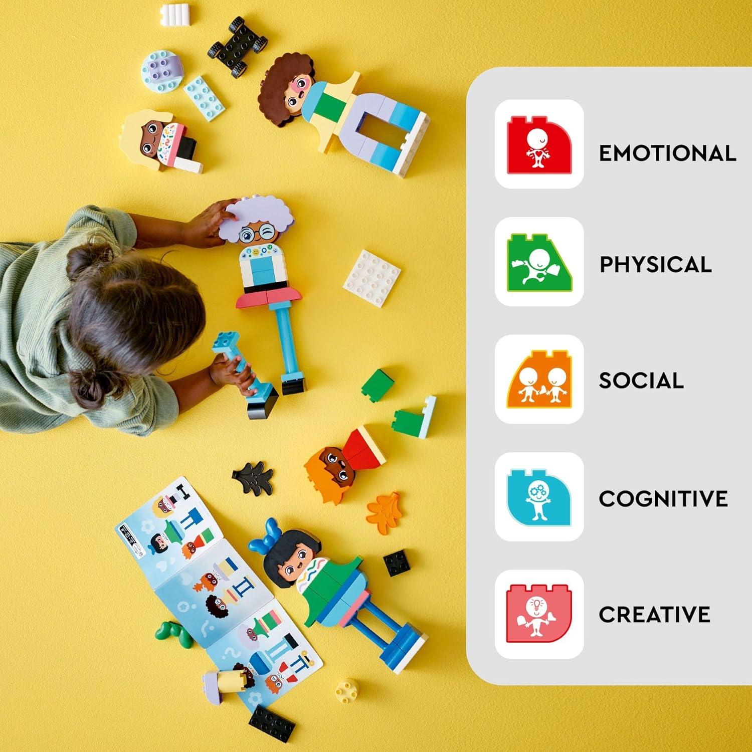 LEGO DUPLO Ciudad Personas Construibles 10423 - Juguete Interactivo 71 Piezas