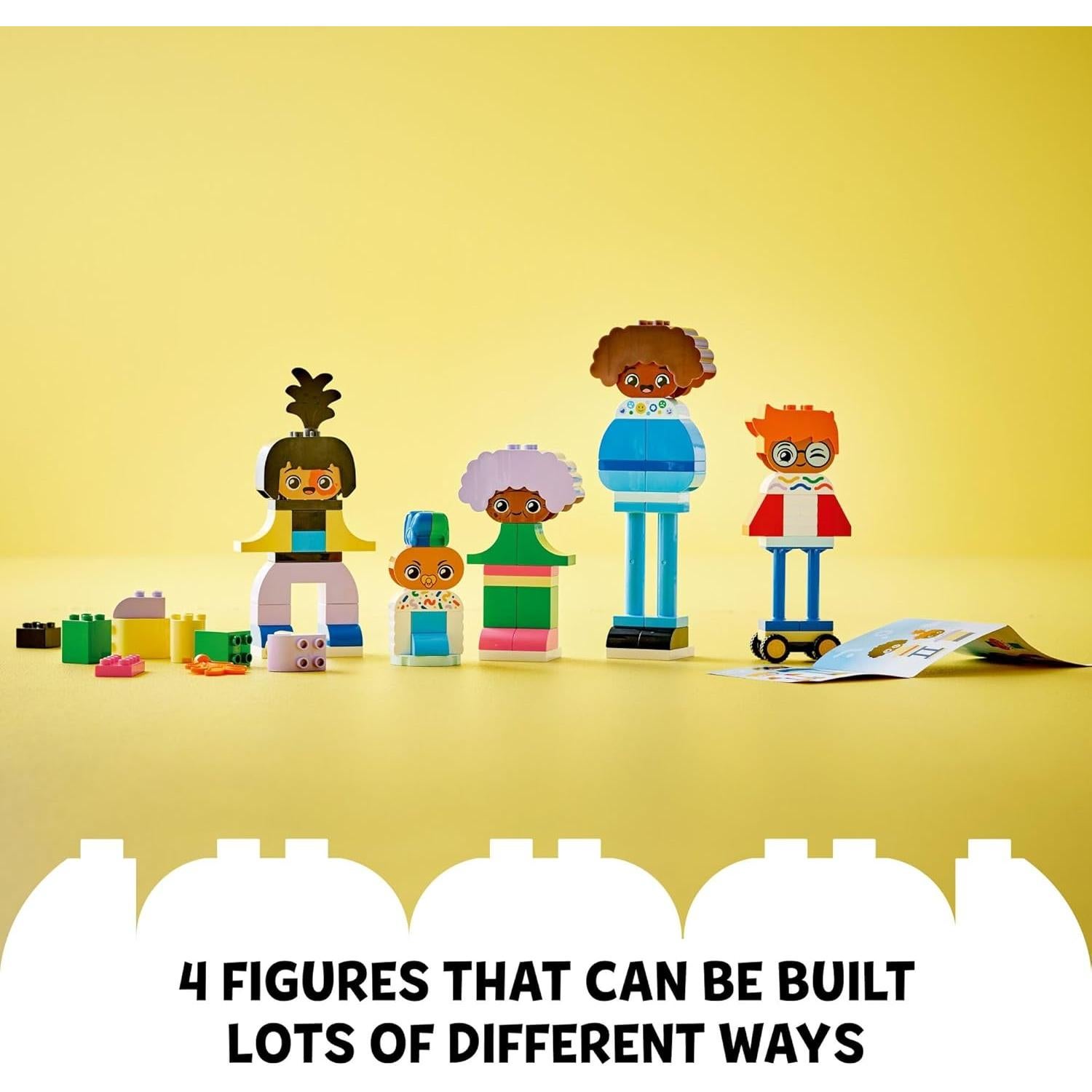 LEGO DUPLO Ciudad Personas Construibles 10423 - Juguete Interactivo 71 Piezas