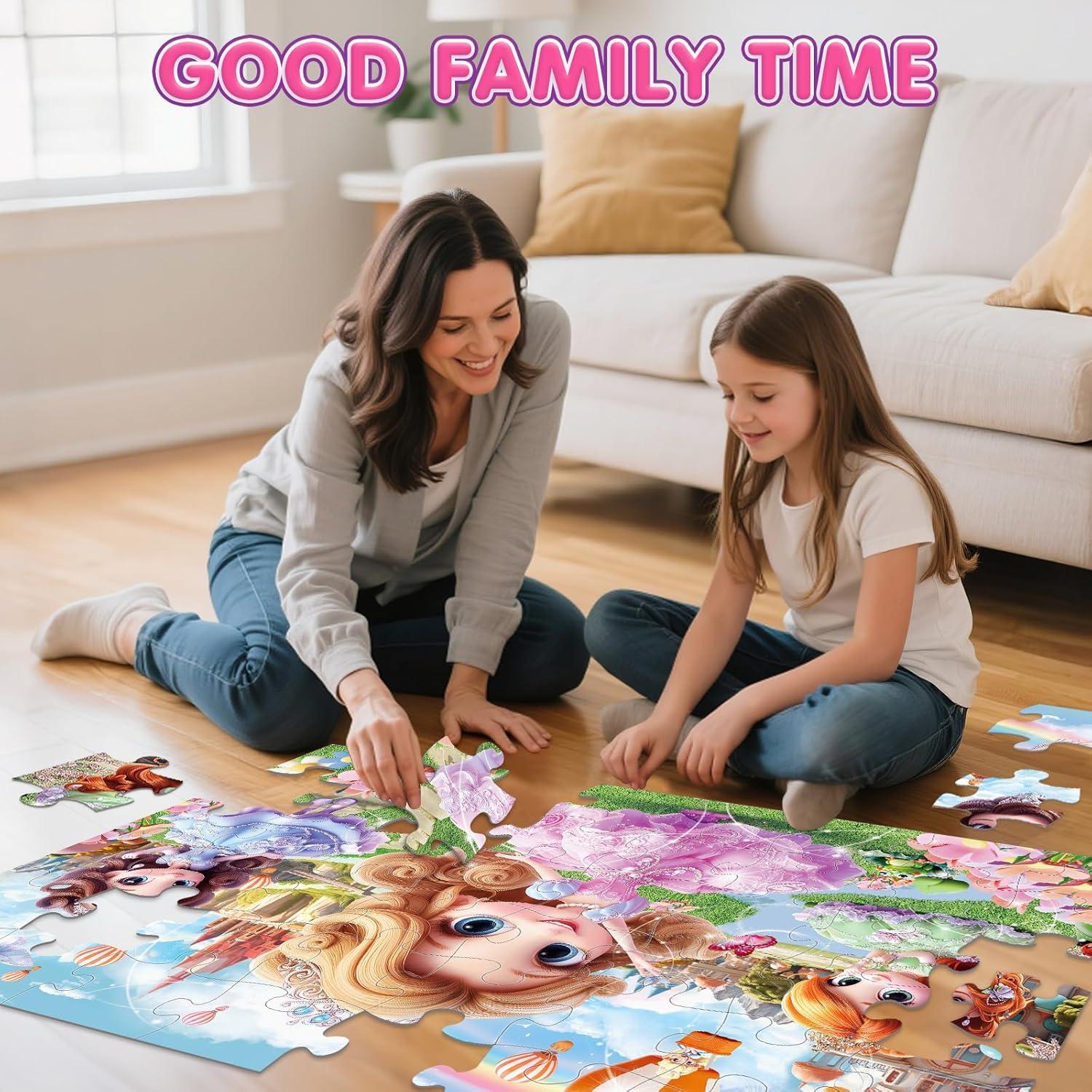 Rompecabezas de Suelo IFLOVE Princesa 48 Piezas 90x60cm