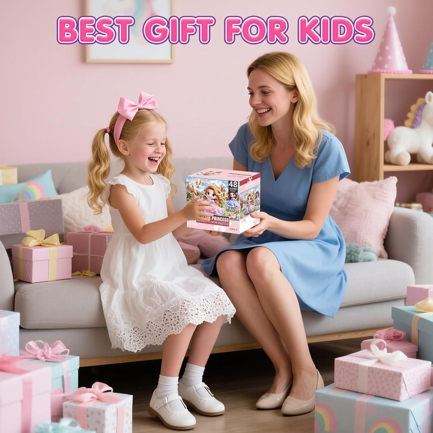 Rompecabezas de Suelo IFLOVE Princesa 48 Piezas 90x60cm