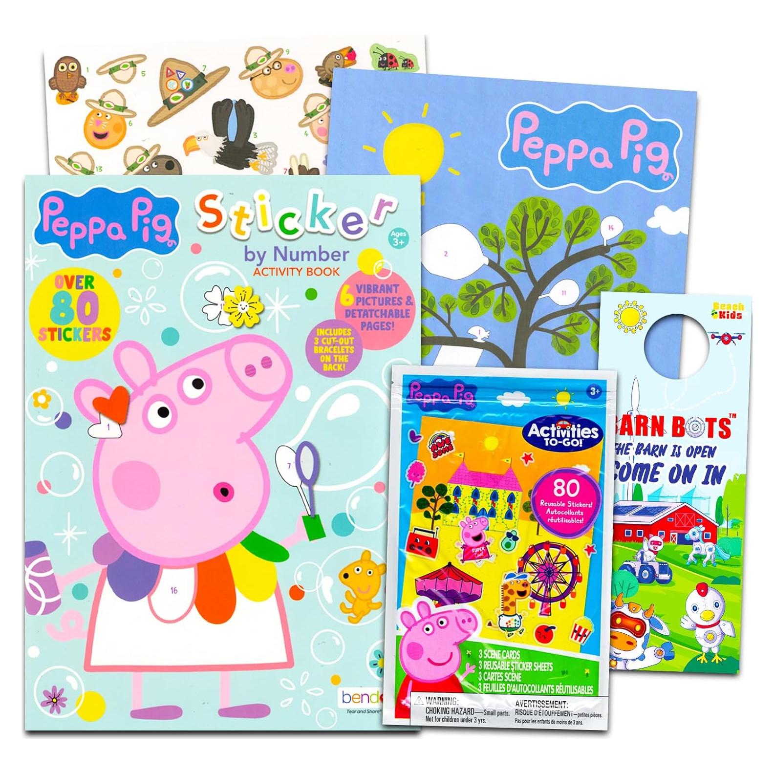 Libro de Actividades de Pegatinas Peppa Pig - 80+ Pegatinas
