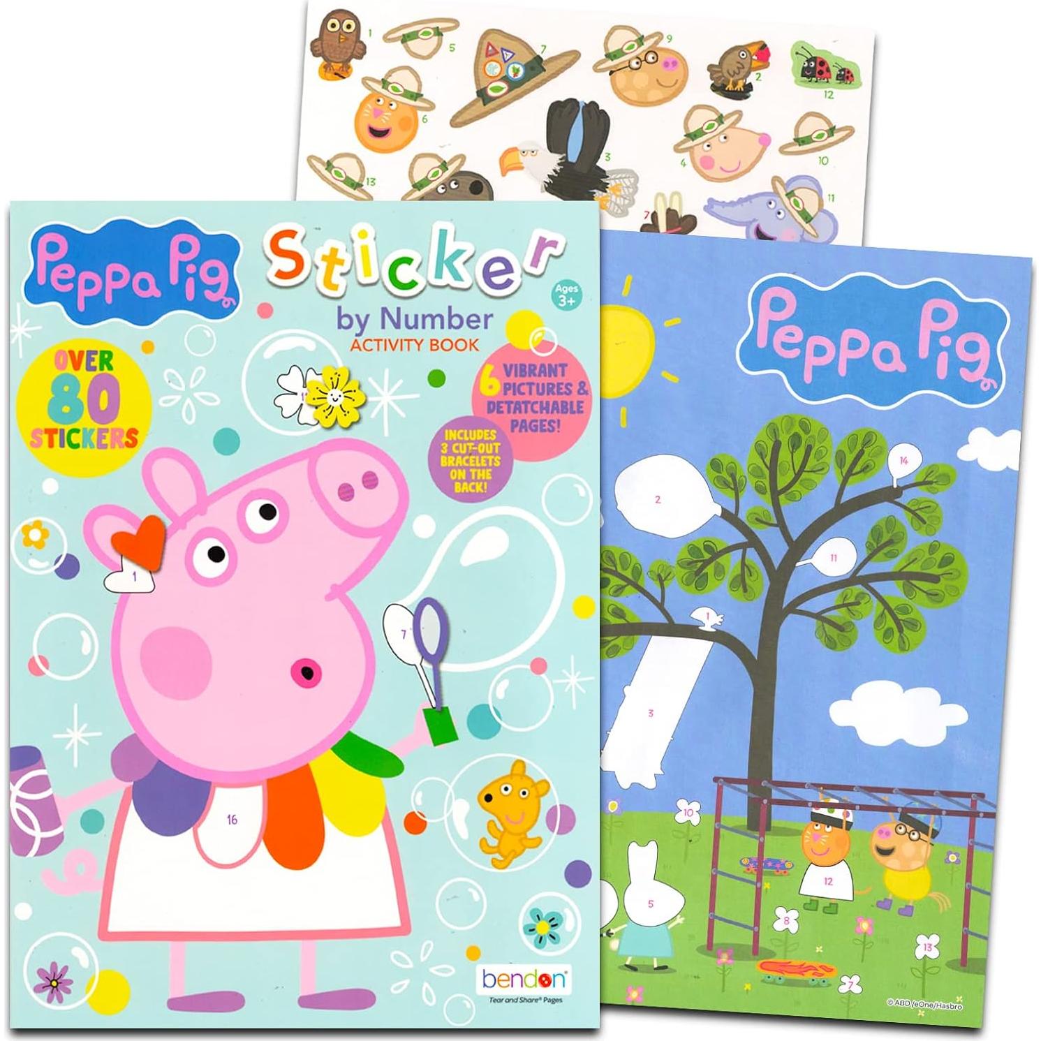 Libro de Actividades de Pegatinas Peppa Pig - 80+ Pegatinas