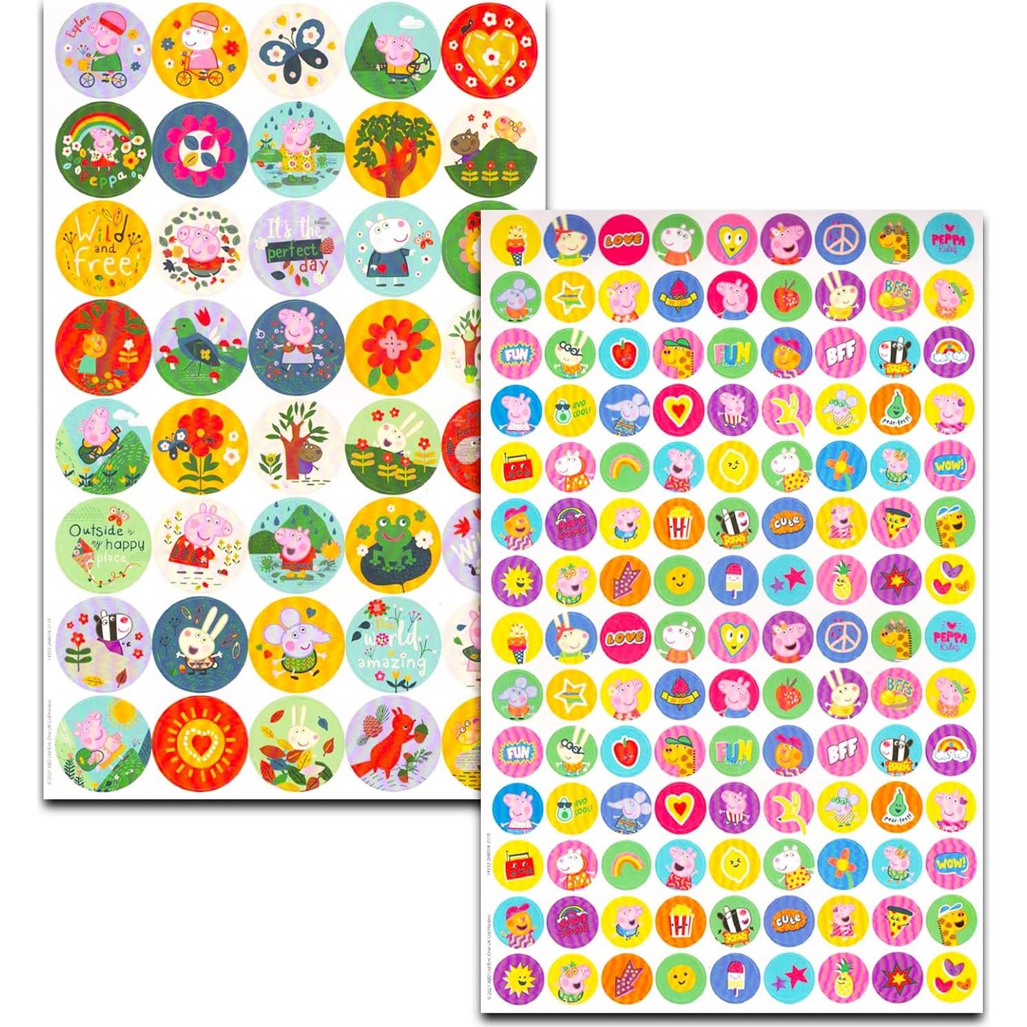 Calcomanías de Recompensa Peppa Pig - 400 Piezas Beach Kids