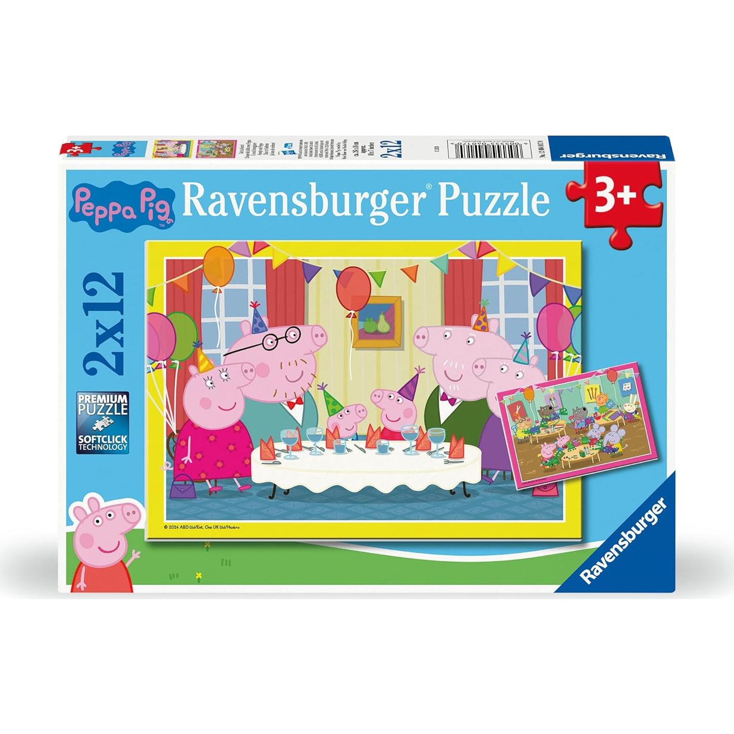 Rompecabezas Infantil Ravensburger 12004018 2x24 Piezas Peppa Pig
