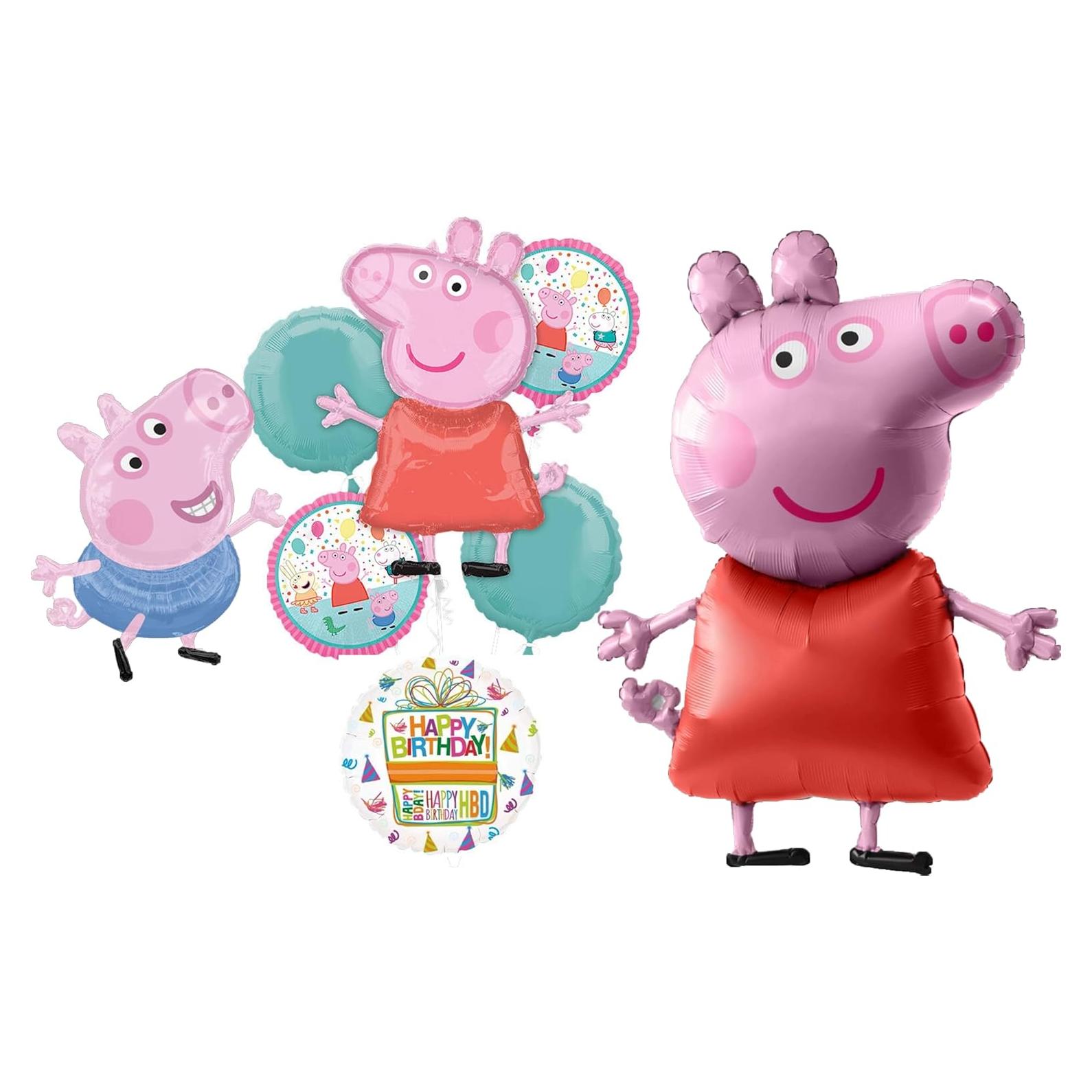 Ramo de Globos de Cumpleaños Peppa Pig Anagram BQ_4287