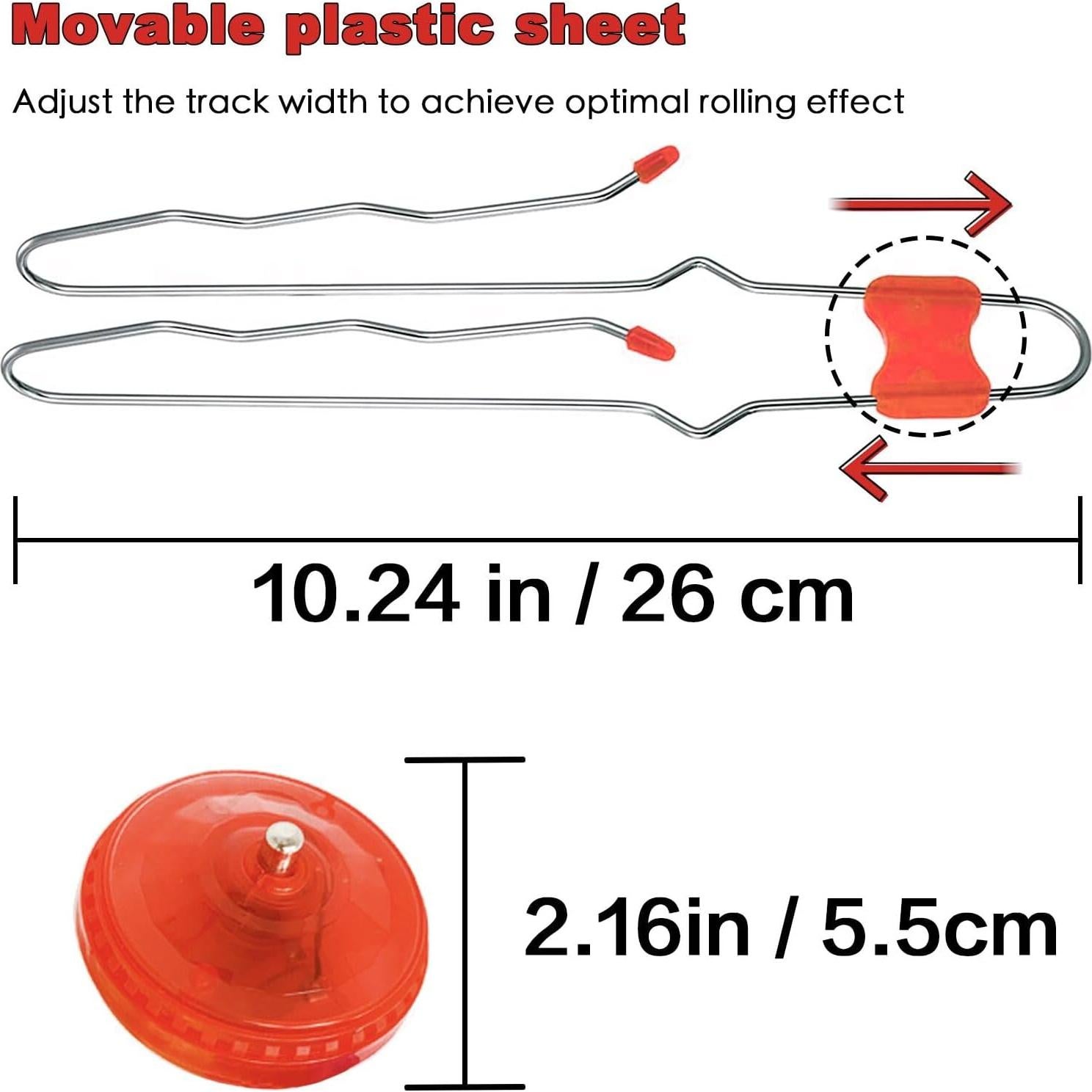 Juguete Giroscópico Jishi 3 Piezas Luz LED 5.5cm