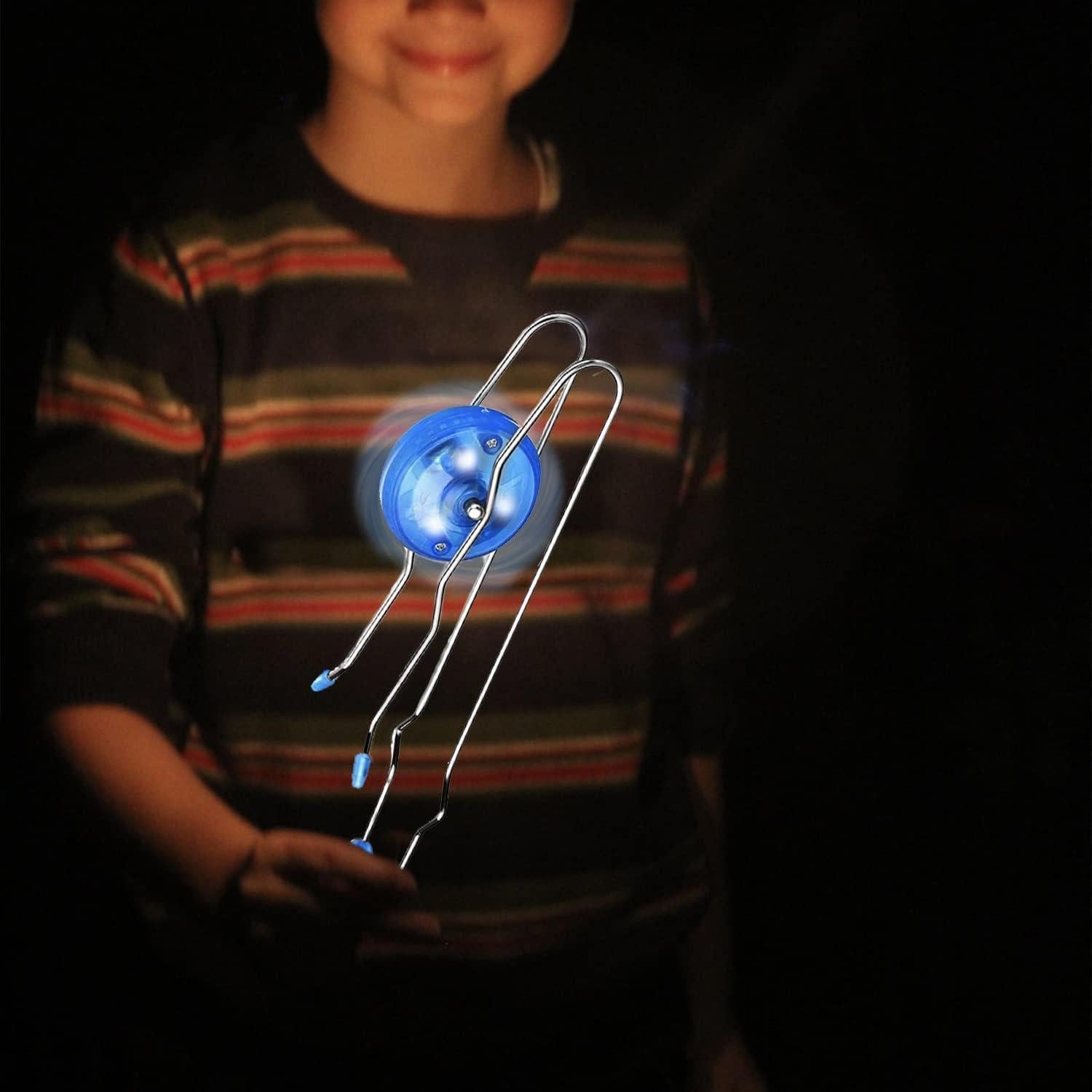 Juguete Giroscópico Jishi 3 Piezas Luz LED 5.5cm