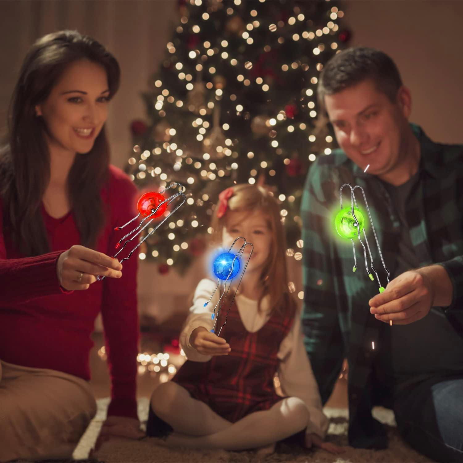 Juguete Giroscópico Jishi 3 Piezas Luz LED 5.5cm