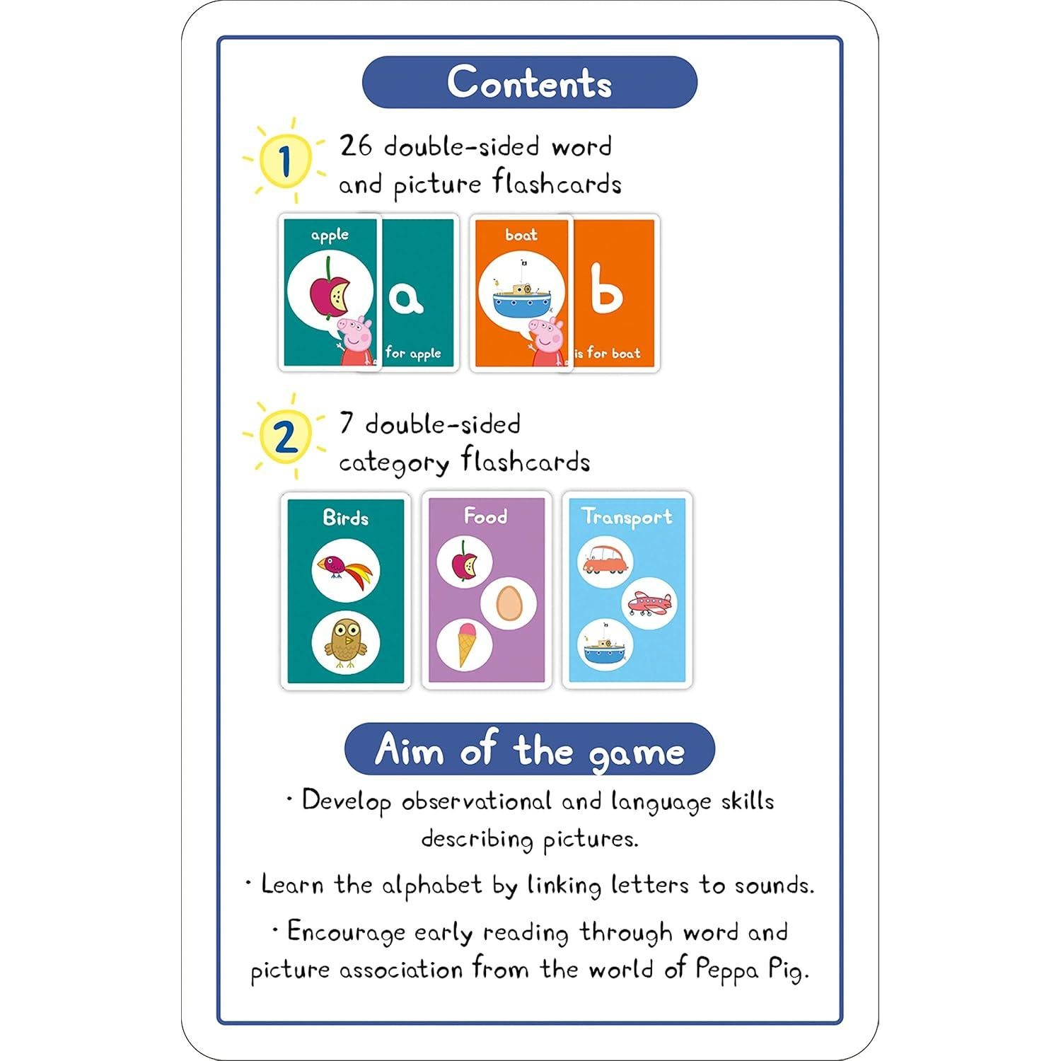 Juego de Memoria Ravensburger Peppa Pig - 26 Tarjetas Educativas