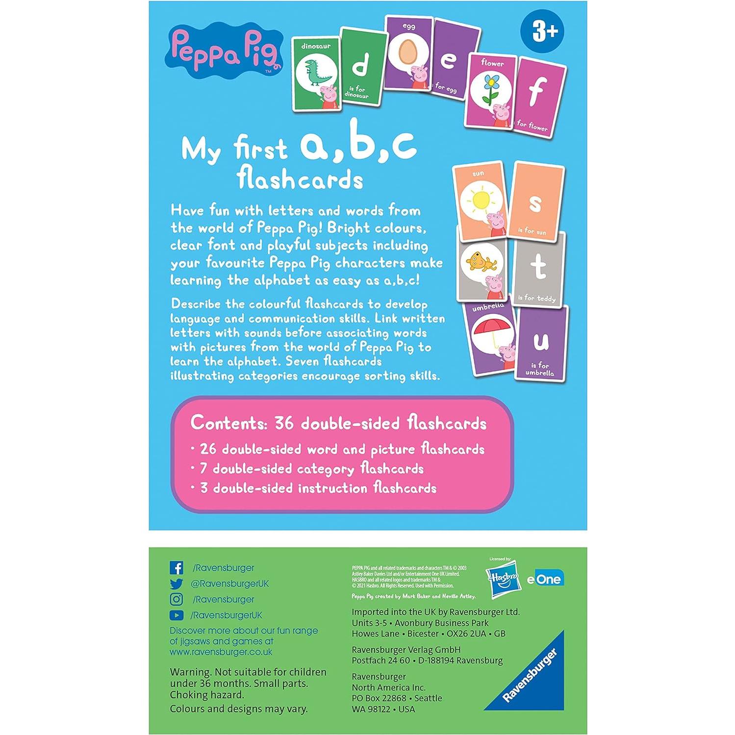 Juego de Memoria Ravensburger Peppa Pig - 26 Tarjetas Educativas