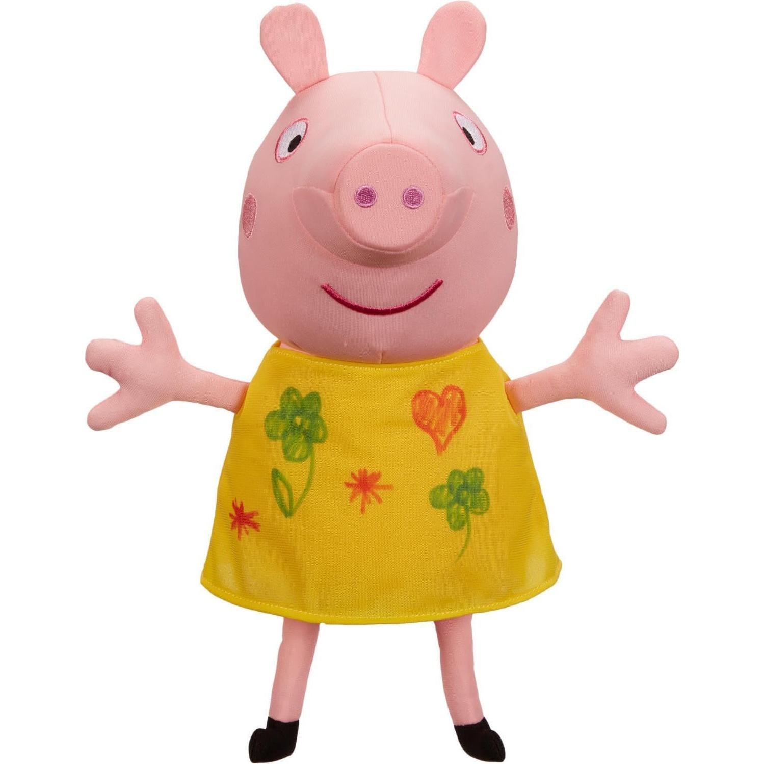 Juguete Suave Peppa Pig Colorea 30cm con Marcadores