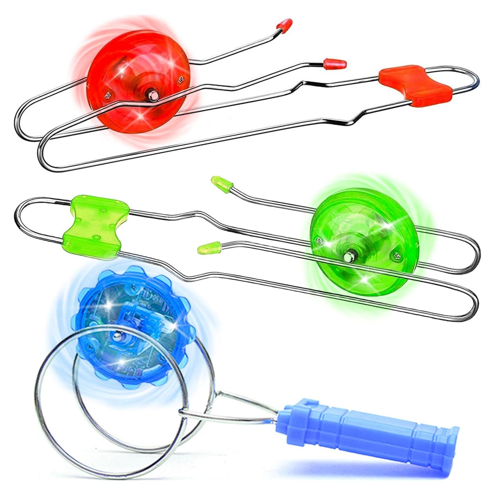 Juguetes Giroscópicos Iluminados Jishi - Set 3 Piezas