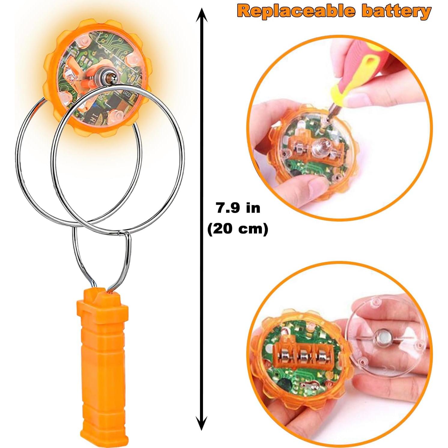 Juguetes Giroscópicos Iluminados Jishi - Set 3 Piezas