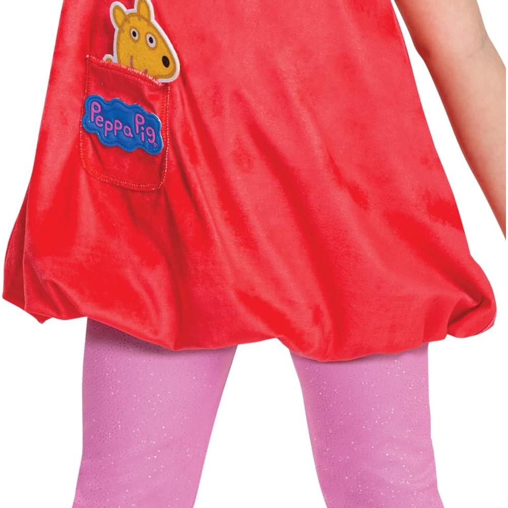 Disfraz Peppa Pig Deluxe Niñas con Sombrero Talla 2T