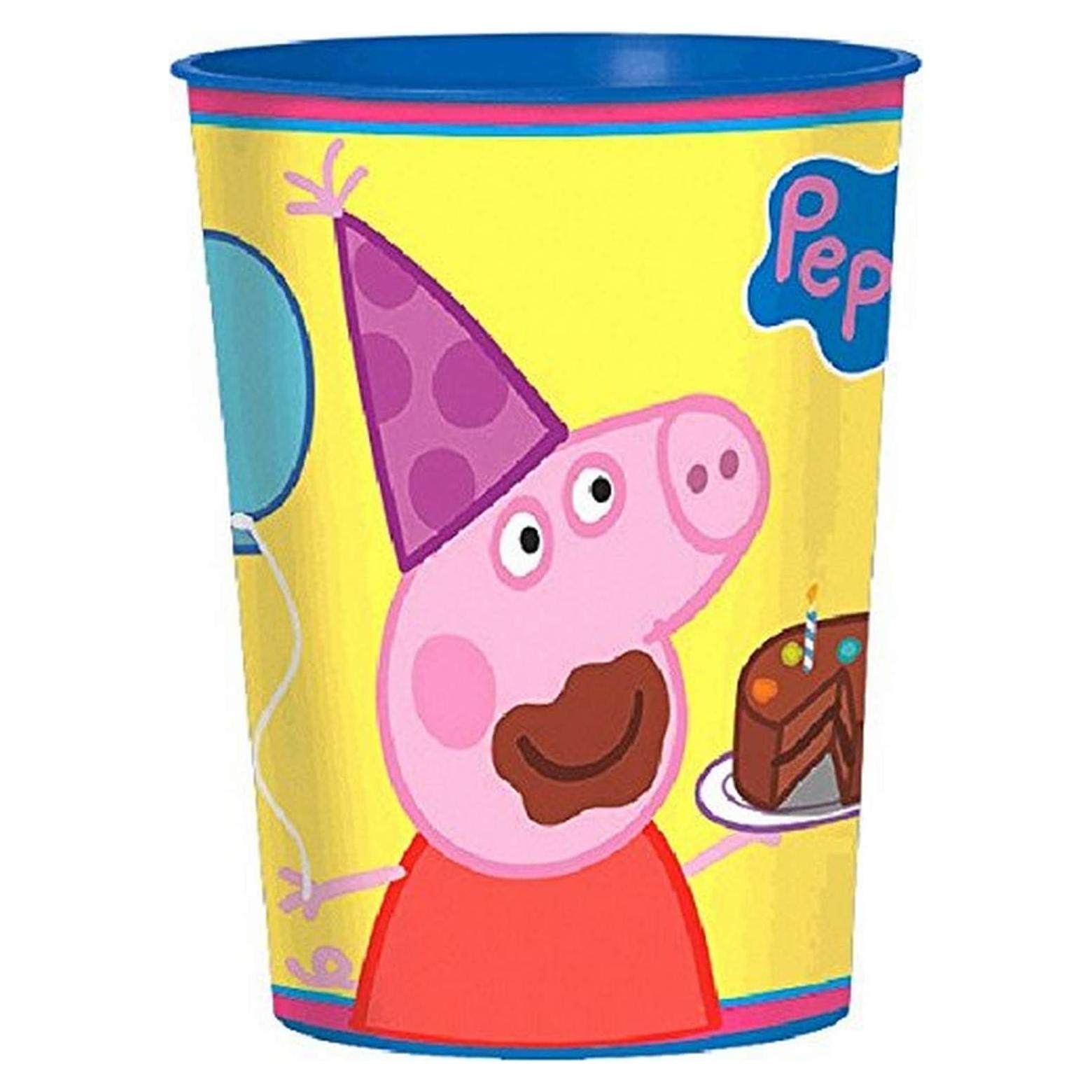 Taza Favor Peppa Pig Amscan 16 oz Desechable Fiesta