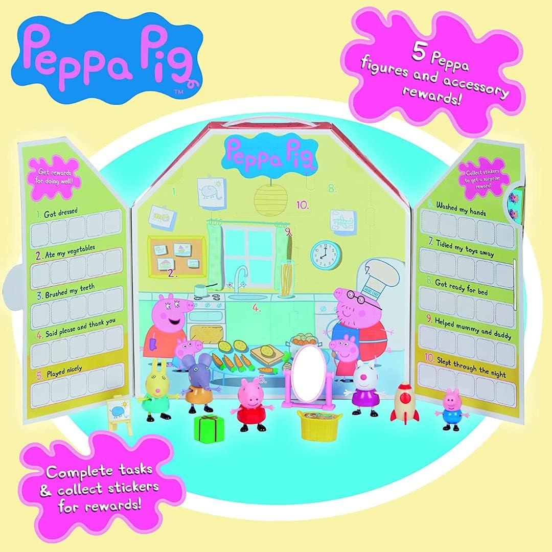 Tabla de Recompensas Peppa Pig 07524 con Figuras y Accesorios