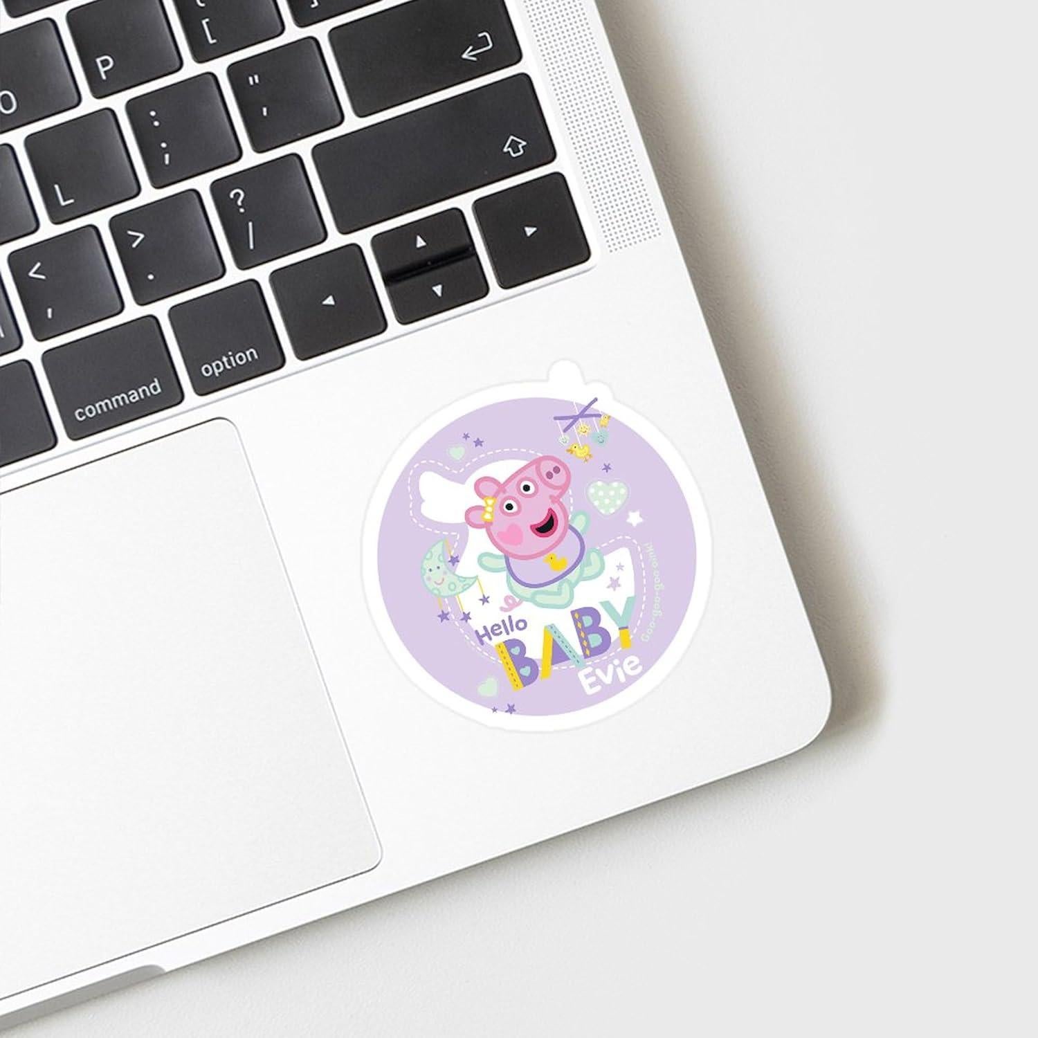 Sticker Troquelado Peppa Pig CafePress 7.6x10.2cm Mate