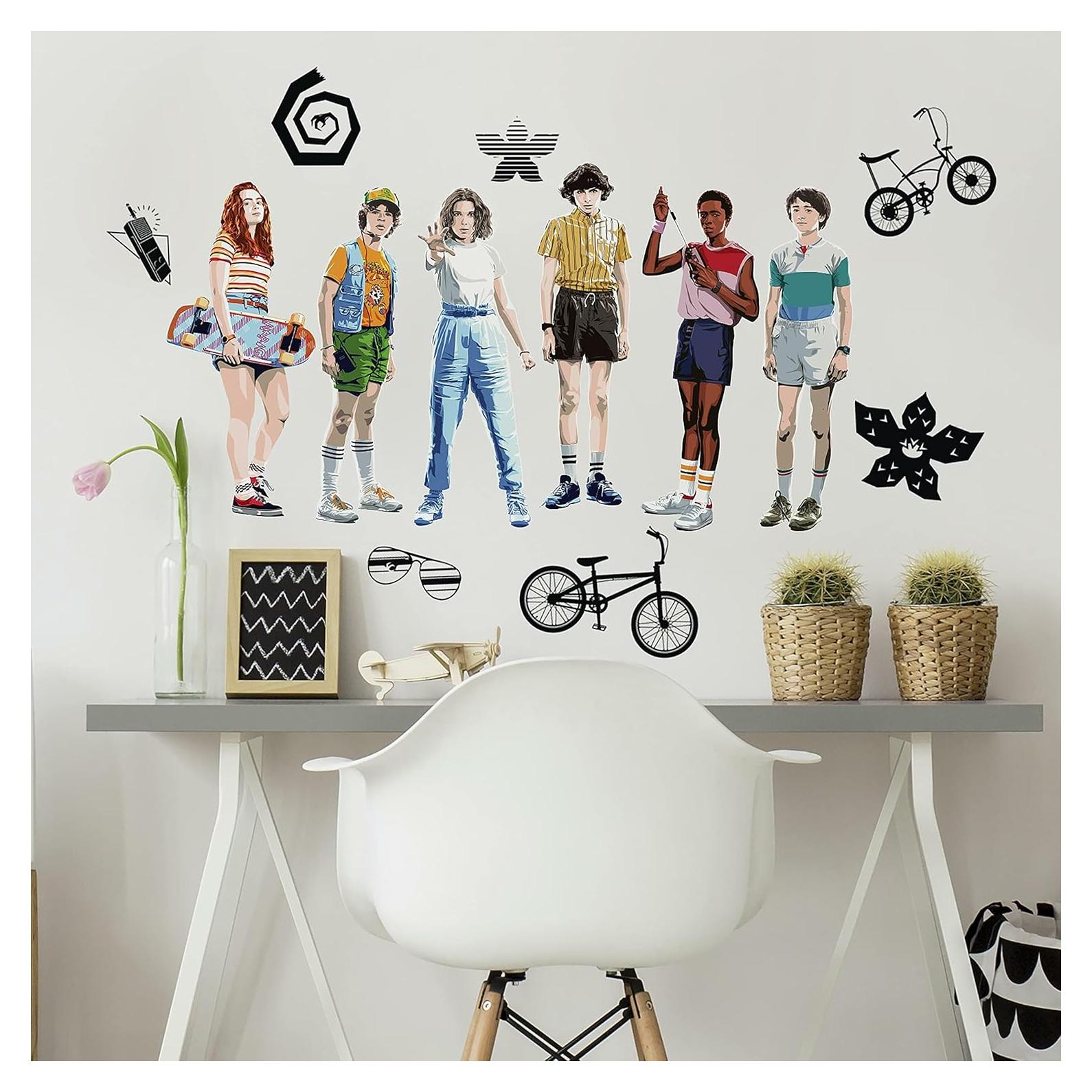 Calcomanías de Pared RoomMates Stranger Things 17 Piezas