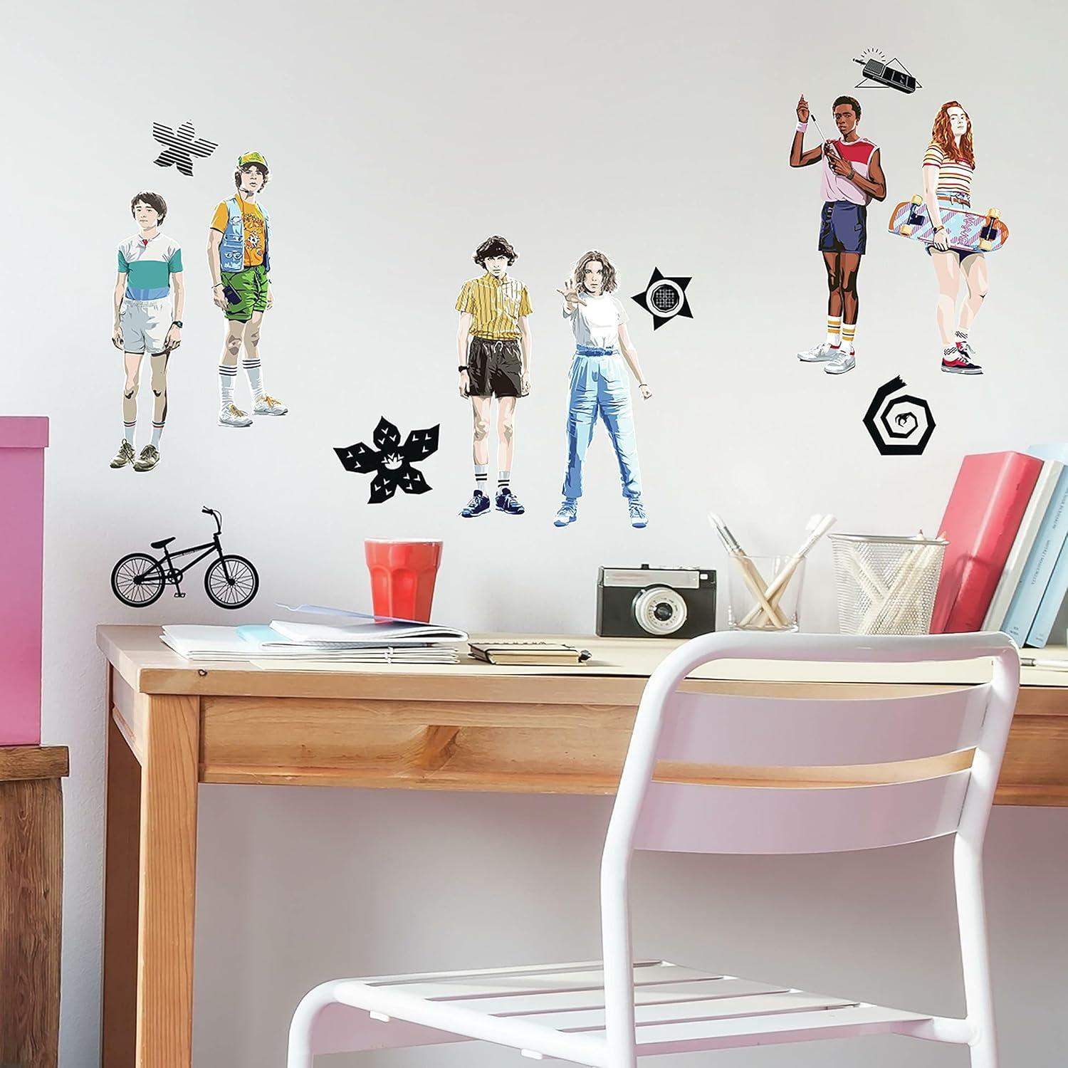 Calcomanías de Pared RoomMates Stranger Things 17 Piezas