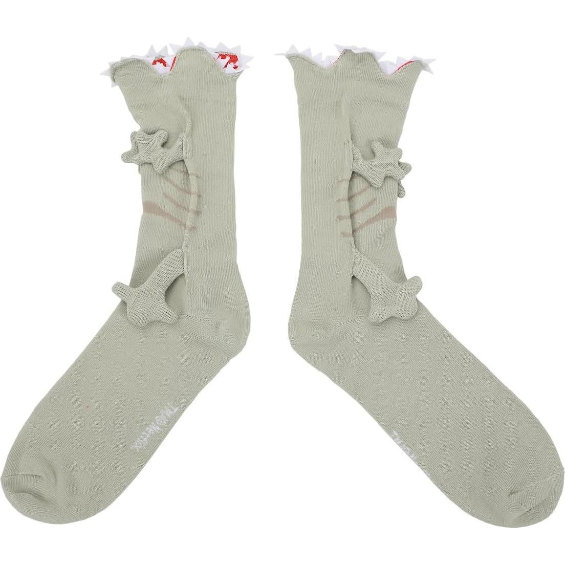 Calcetines de novedad Bioworld Stranger Things Demogorgon gris