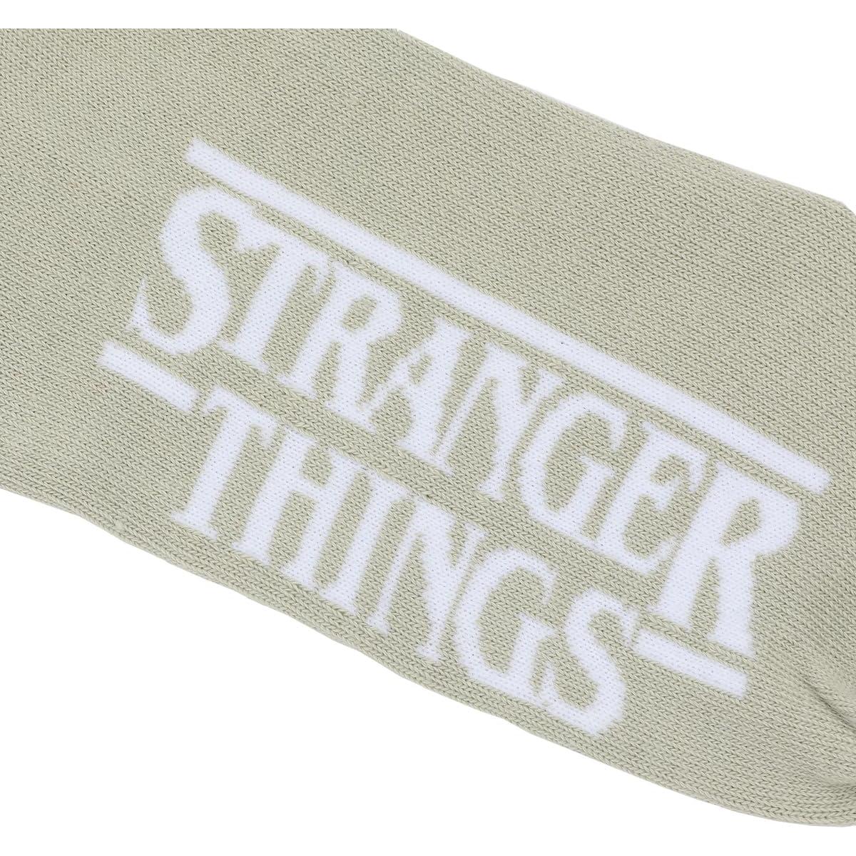 Calcetines de novedad Bioworld Stranger Things Demogorgon gris