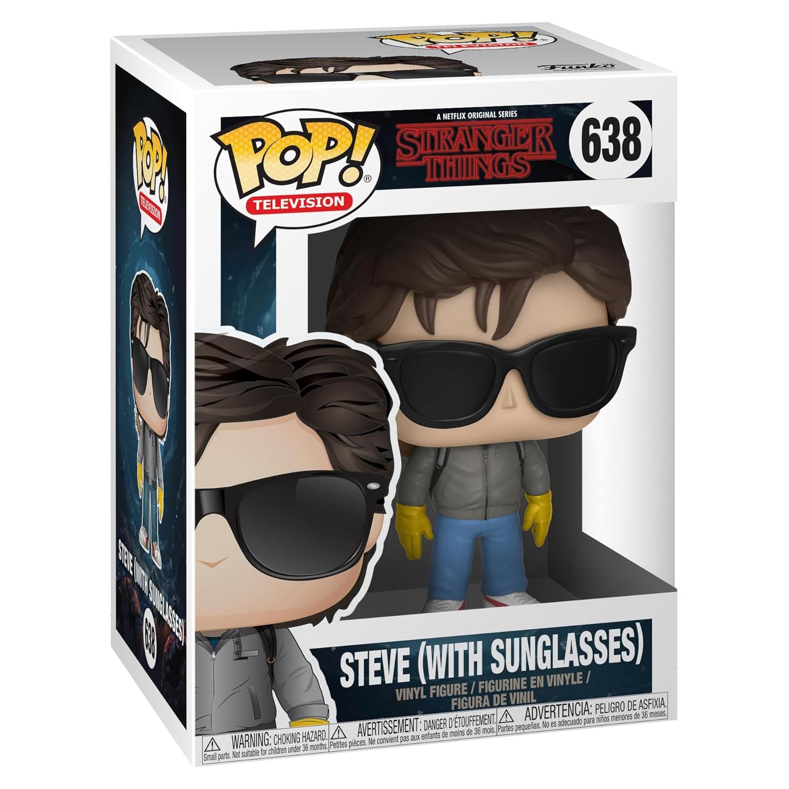 Funko POP! Cosas Extrañas Steve con Gafas de Sol 9.53 cm