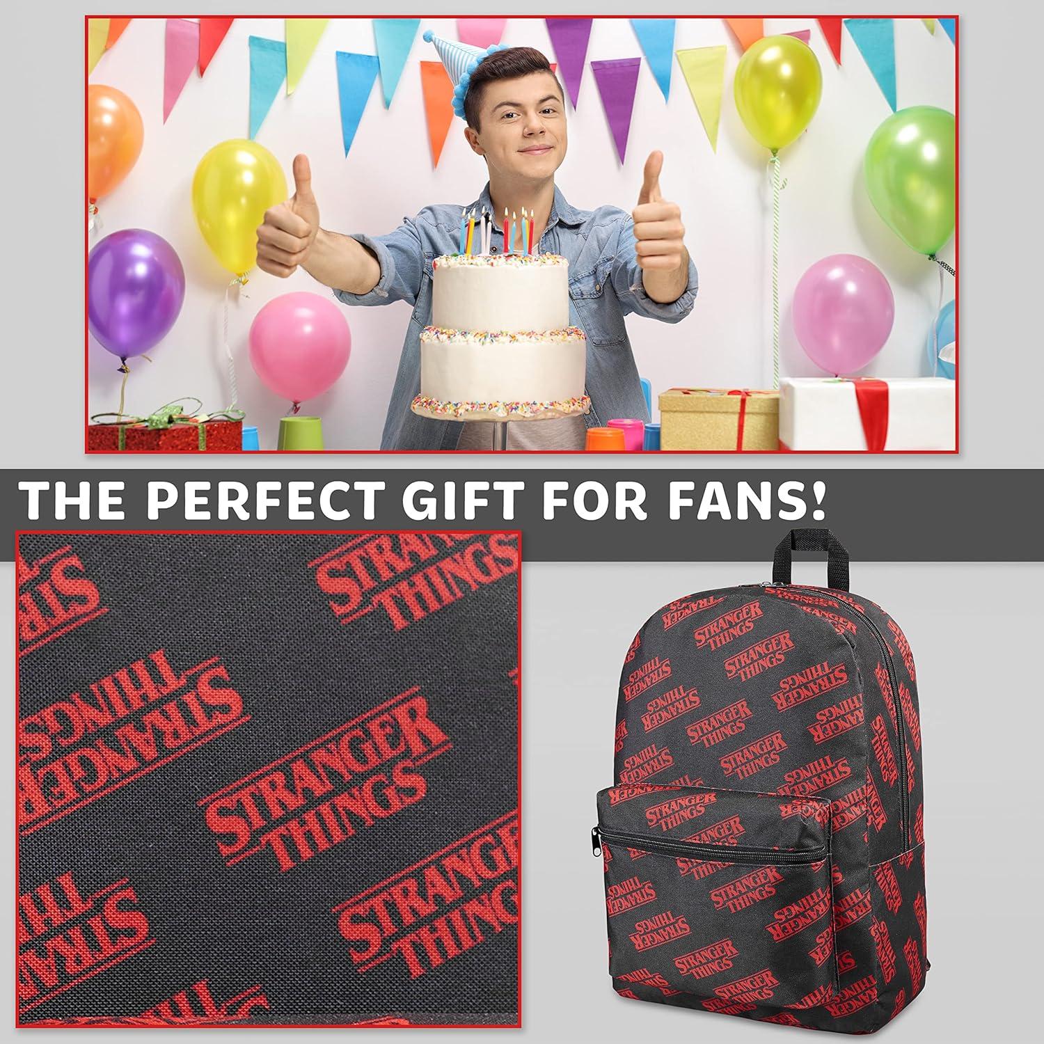 Mochila Escolar Stranger Things Bioworld 40x29x12cm Unisex