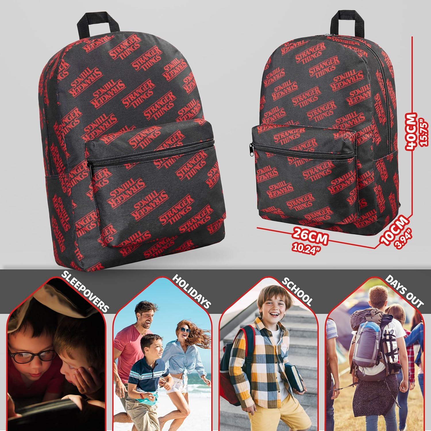 Mochila Escolar Stranger Things Bioworld 40x29x12cm Unisex