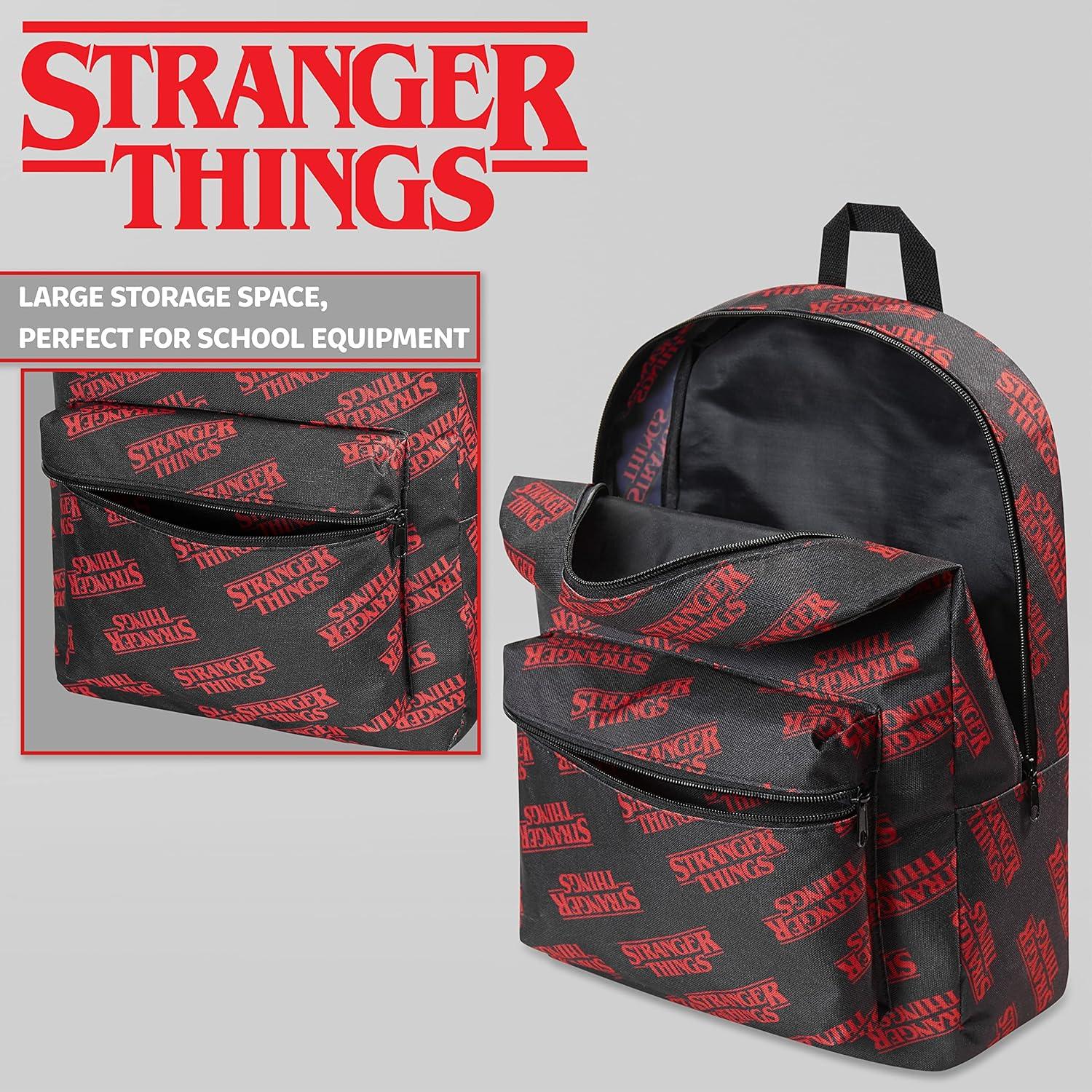 Mochila Escolar Stranger Things Bioworld 40x29x12cm Unisex