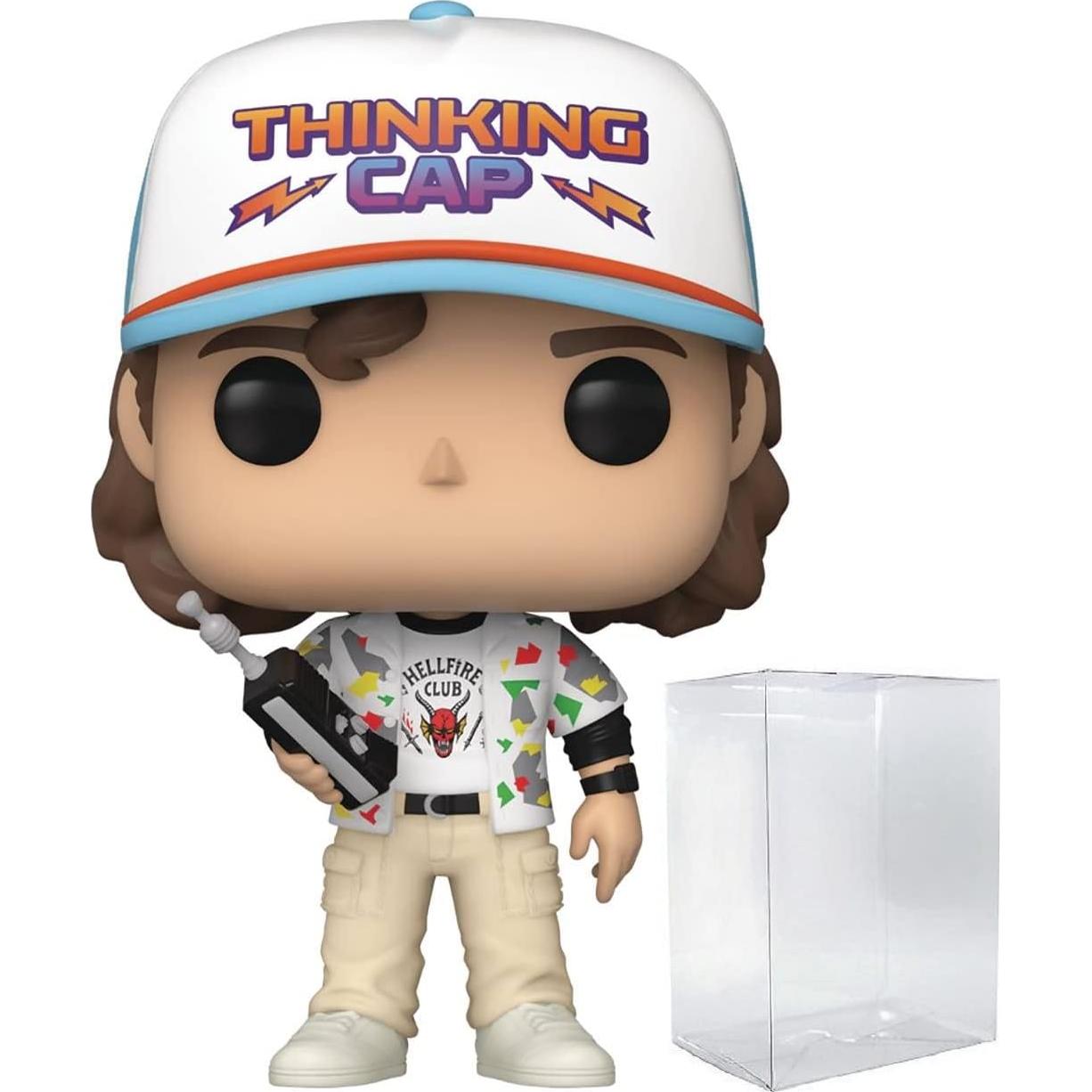 Figura de Vinilo Funko Pop! Dustin Henderson - Cosas Extrañas 4, 9.53 cm