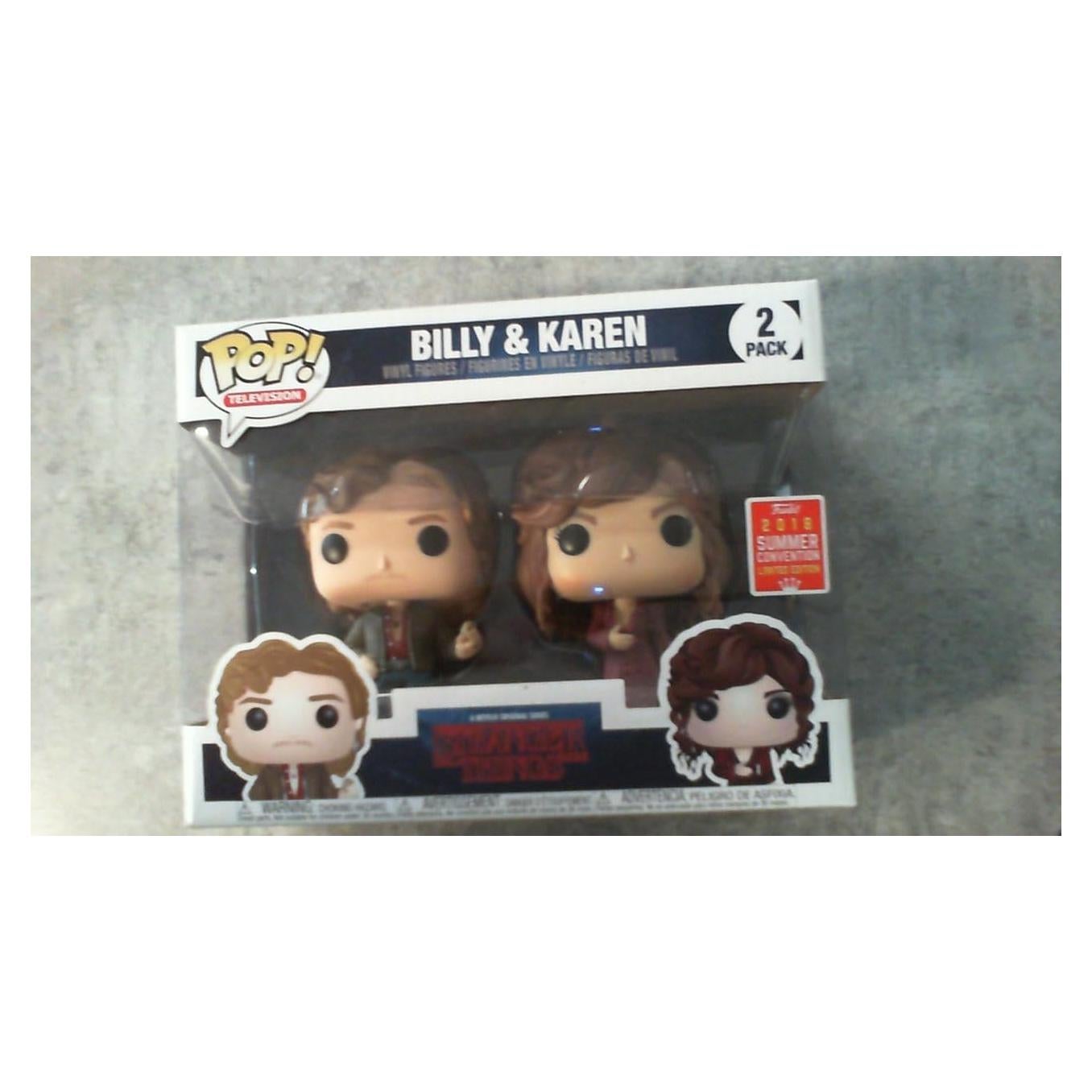 Funko POP! Stranger Things Billy & Karen 2 Pack 2018