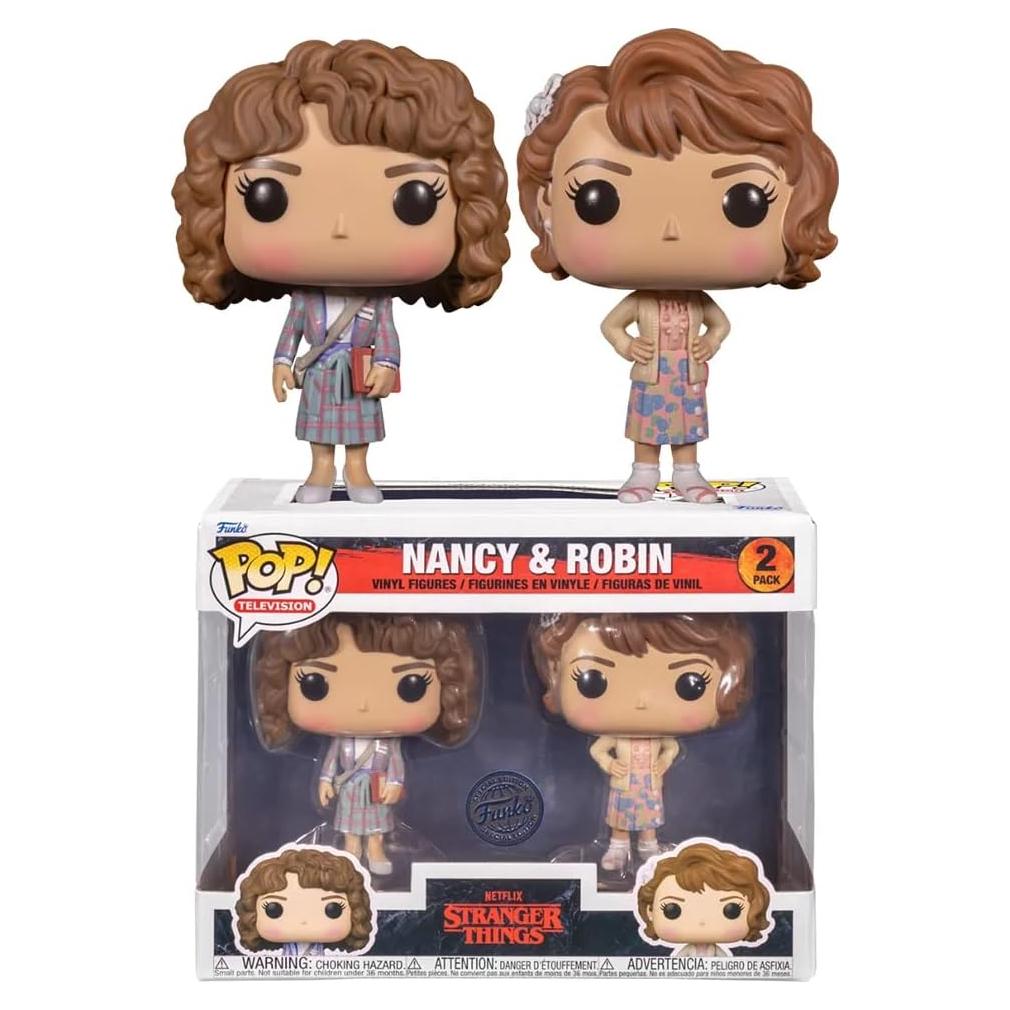 Figuras de Vinilo Funko POP! Stranger Things Nancy y Robin