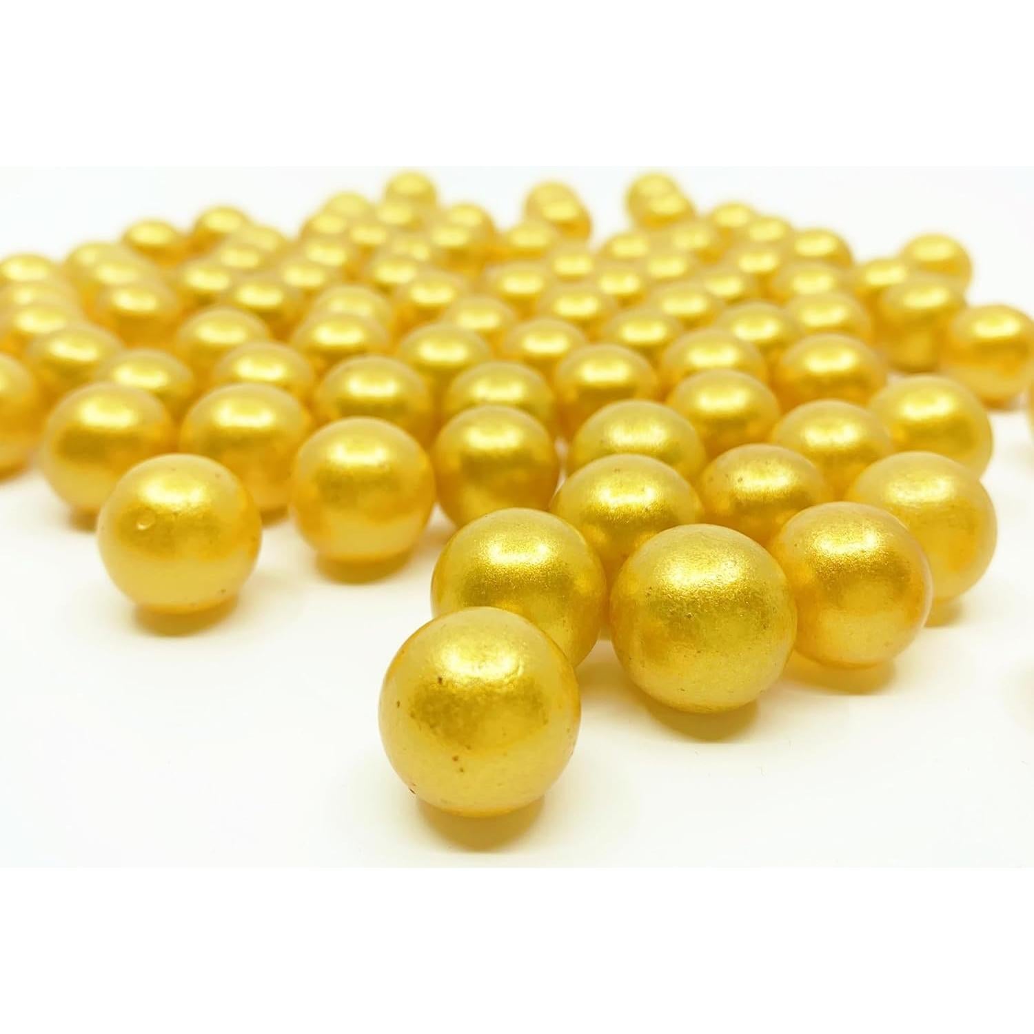 Relleno de Jarrón CYS EXCEL 3 kg Perlas de Vidrio Doradas