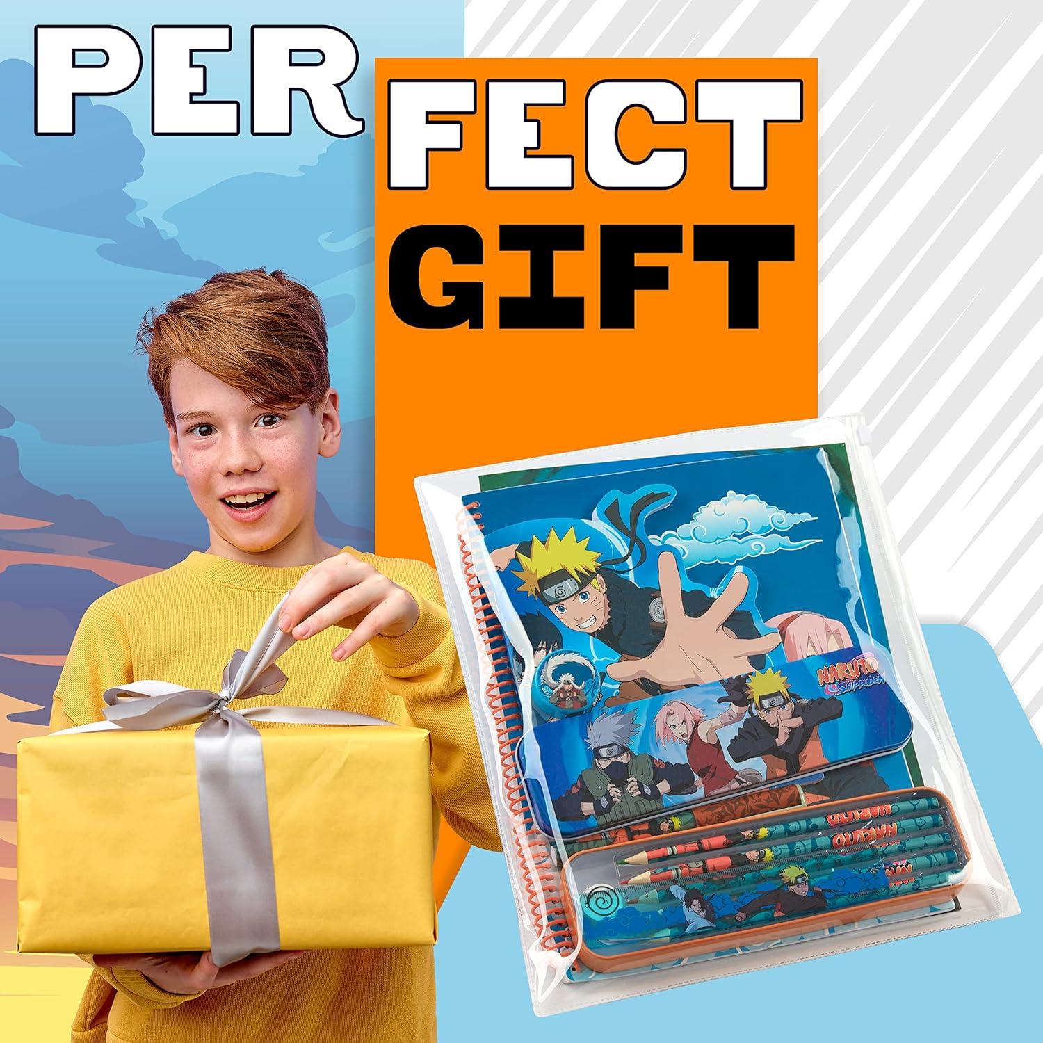 Juego de Papelería Naruto - Set Completo para Niños