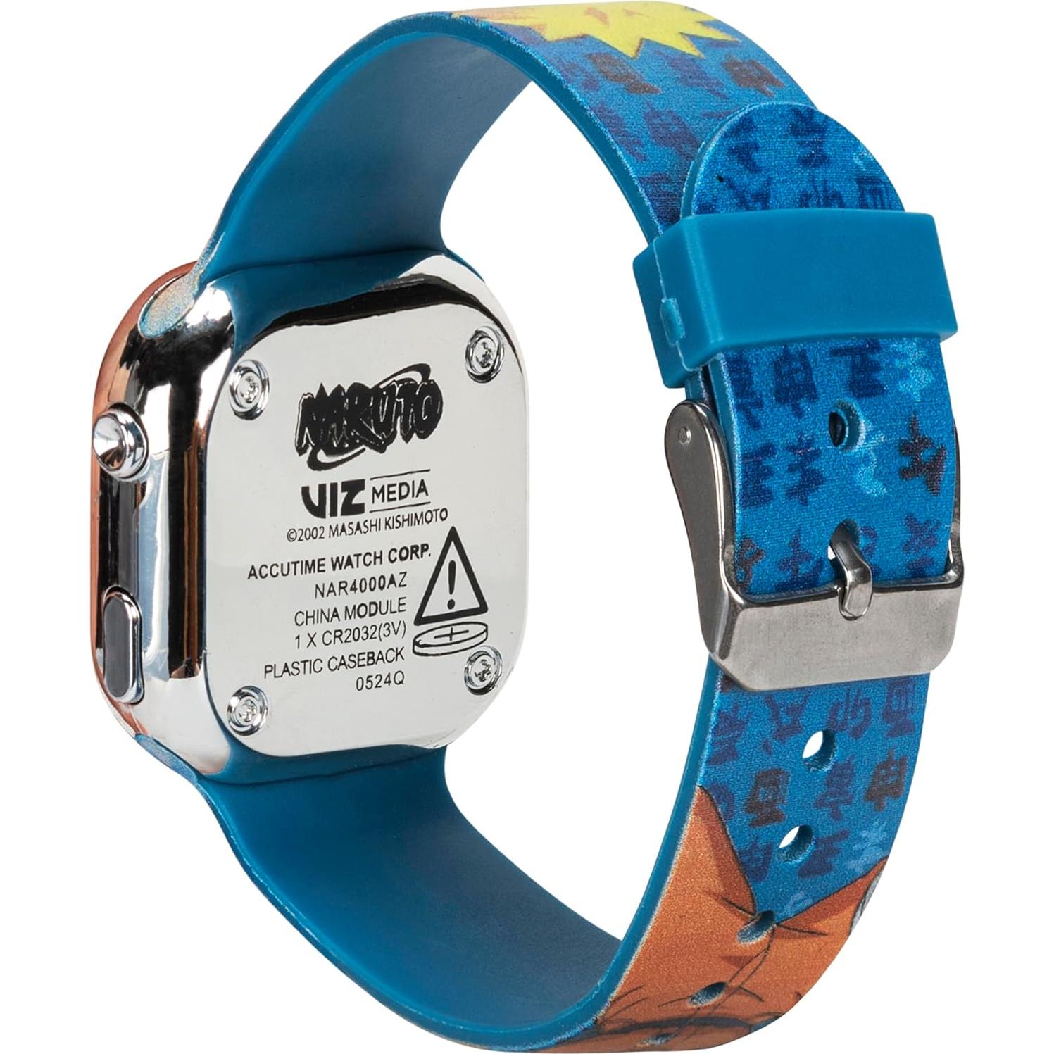 Reloj LED de Niños Naruto - Correa Plástica Ajustable