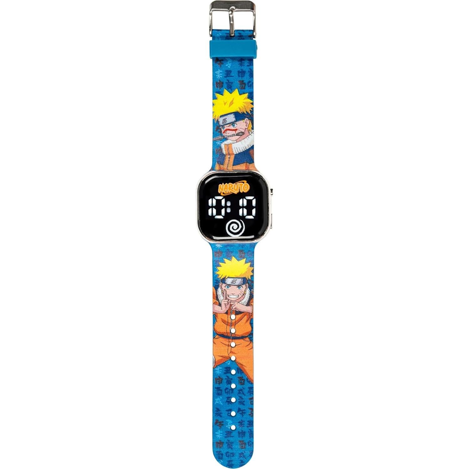 Reloj LED de Niños Naruto - Correa Plástica Ajustable