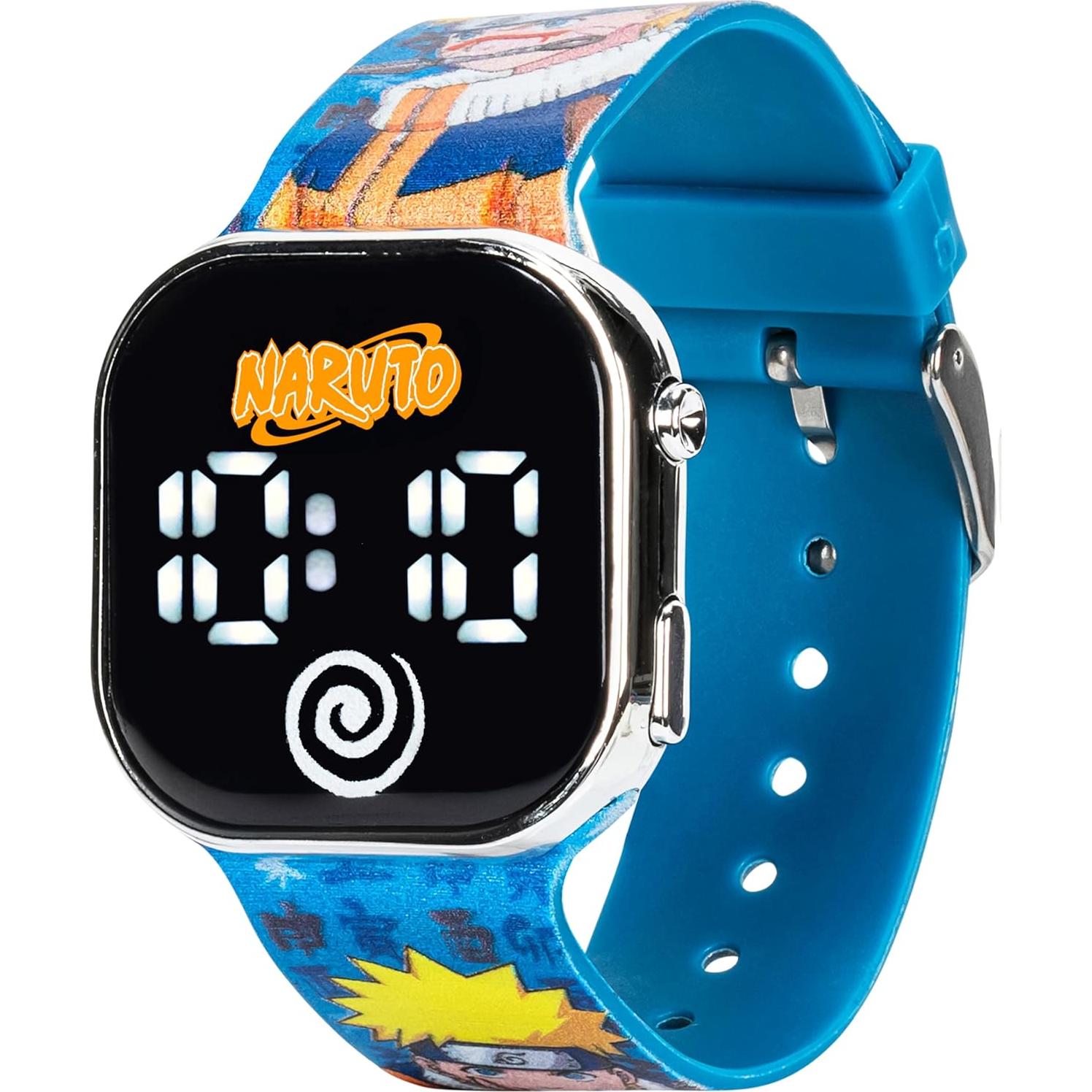Reloj LED de Niños Naruto - Correa Plástica Ajustable
