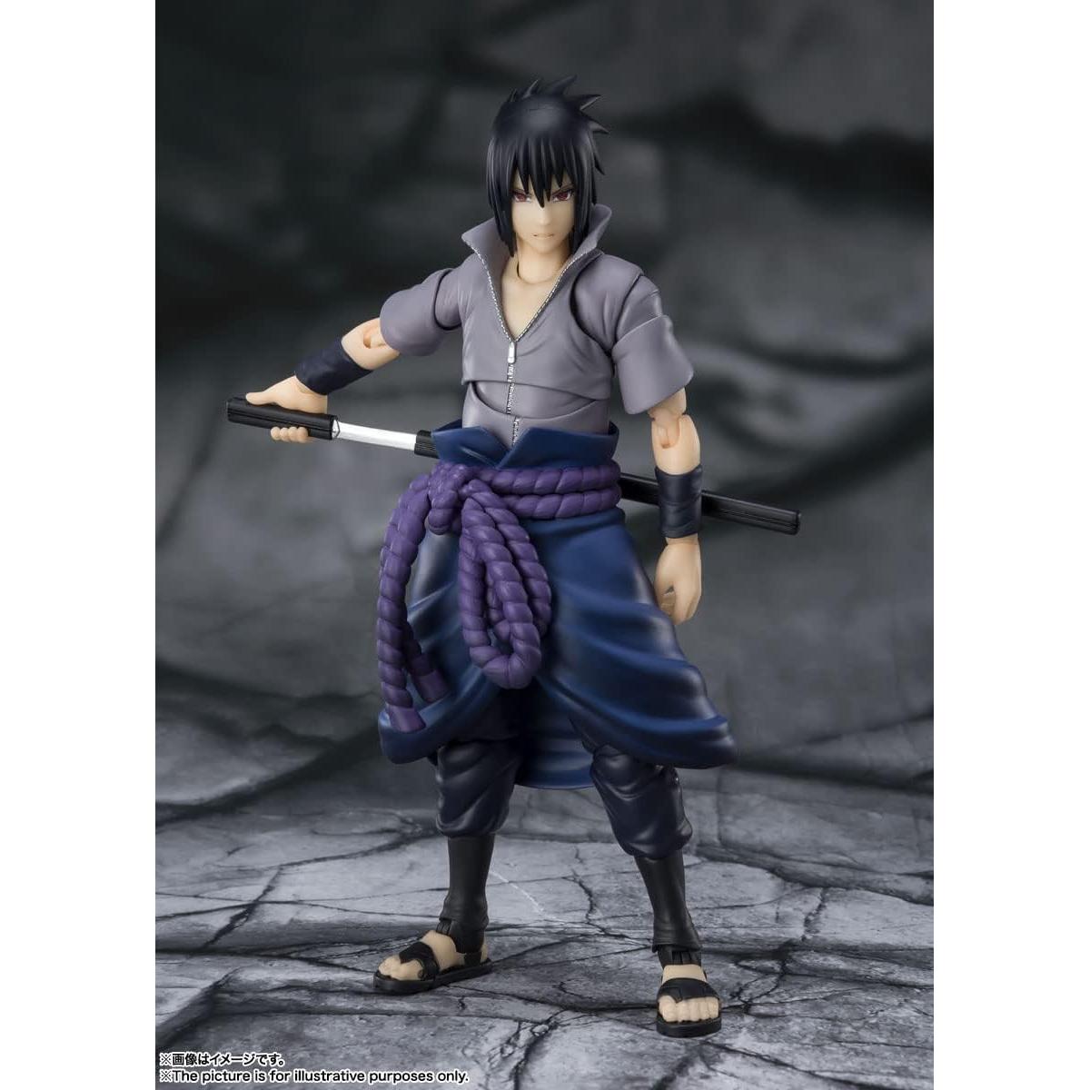 Figura de acción Sasuke Uchiha S.H.Figuarts Bandai 15 cm