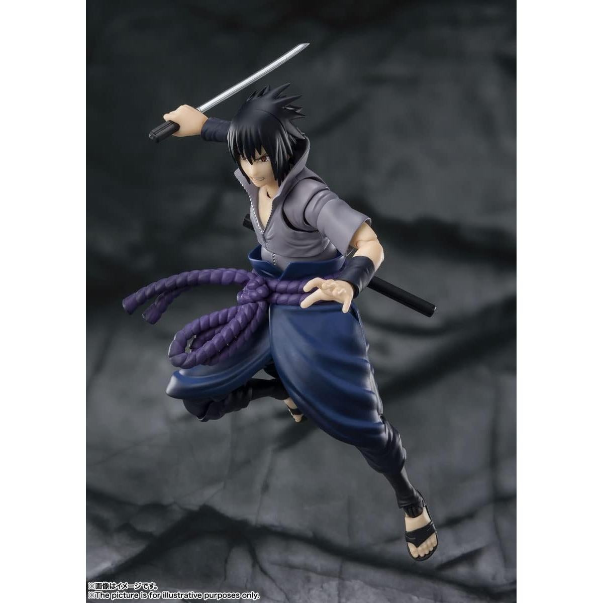 Figura de acción Sasuke Uchiha S.H.Figuarts Bandai 15 cm