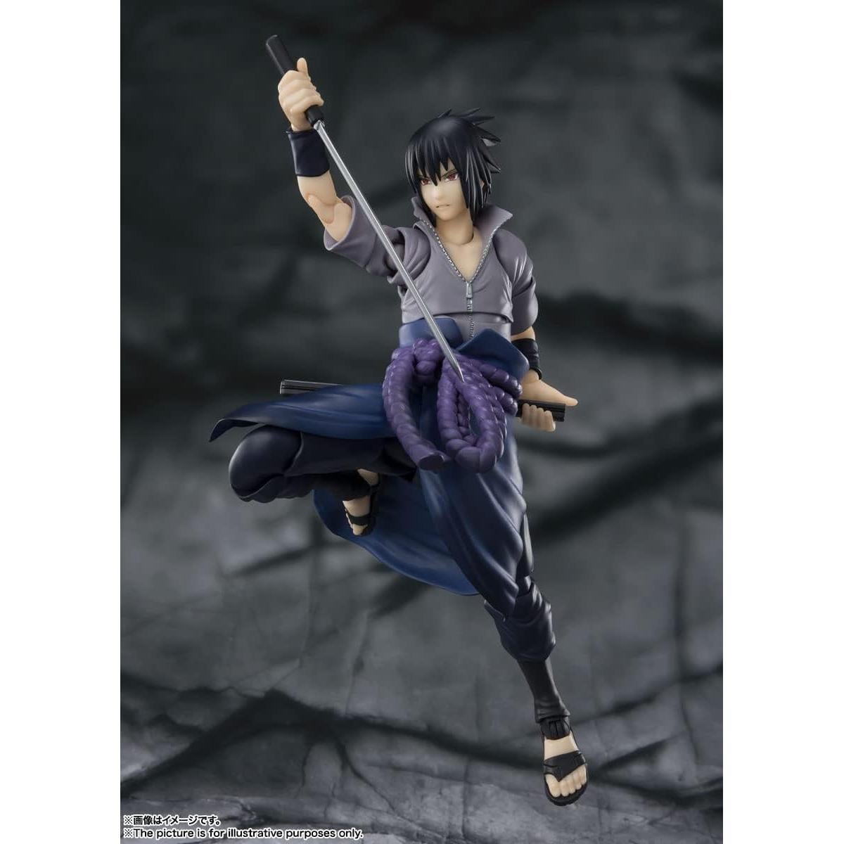 Figura de acción Sasuke Uchiha S.H.Figuarts Bandai 15 cm