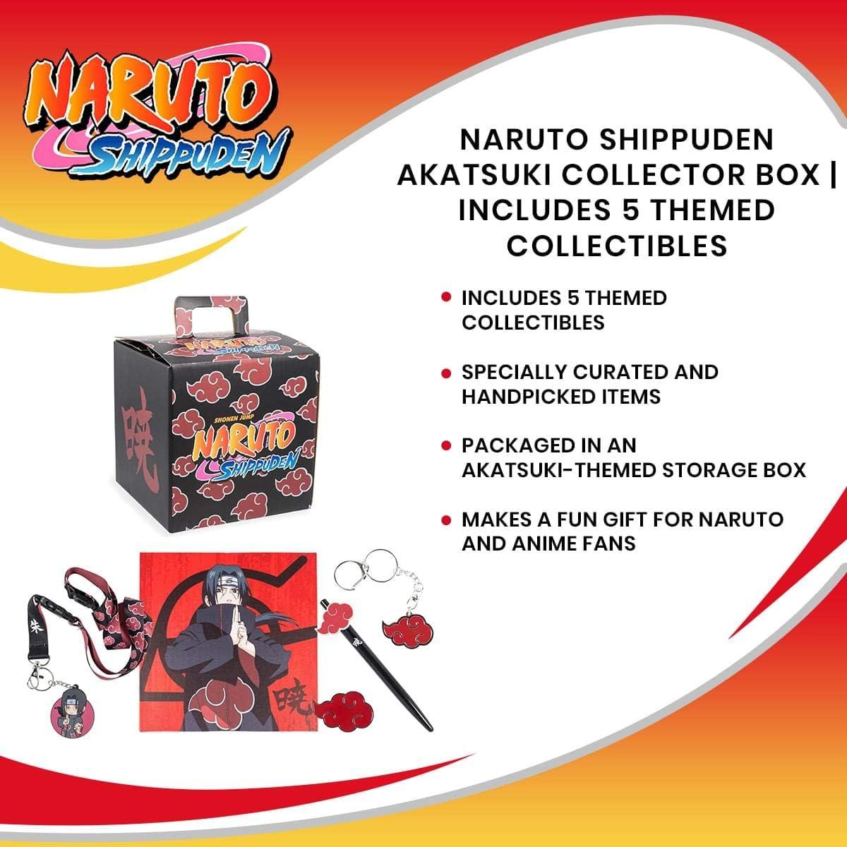 Caja Coleccionista Just Funky Naruto Shippuden Akatsuki 5 Piezas