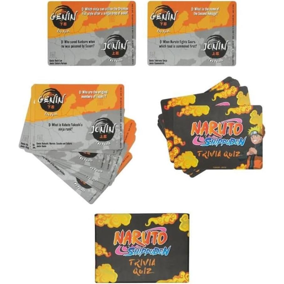 Trivia de Naruto Paladone | Juego de Cartas 100 Preguntas