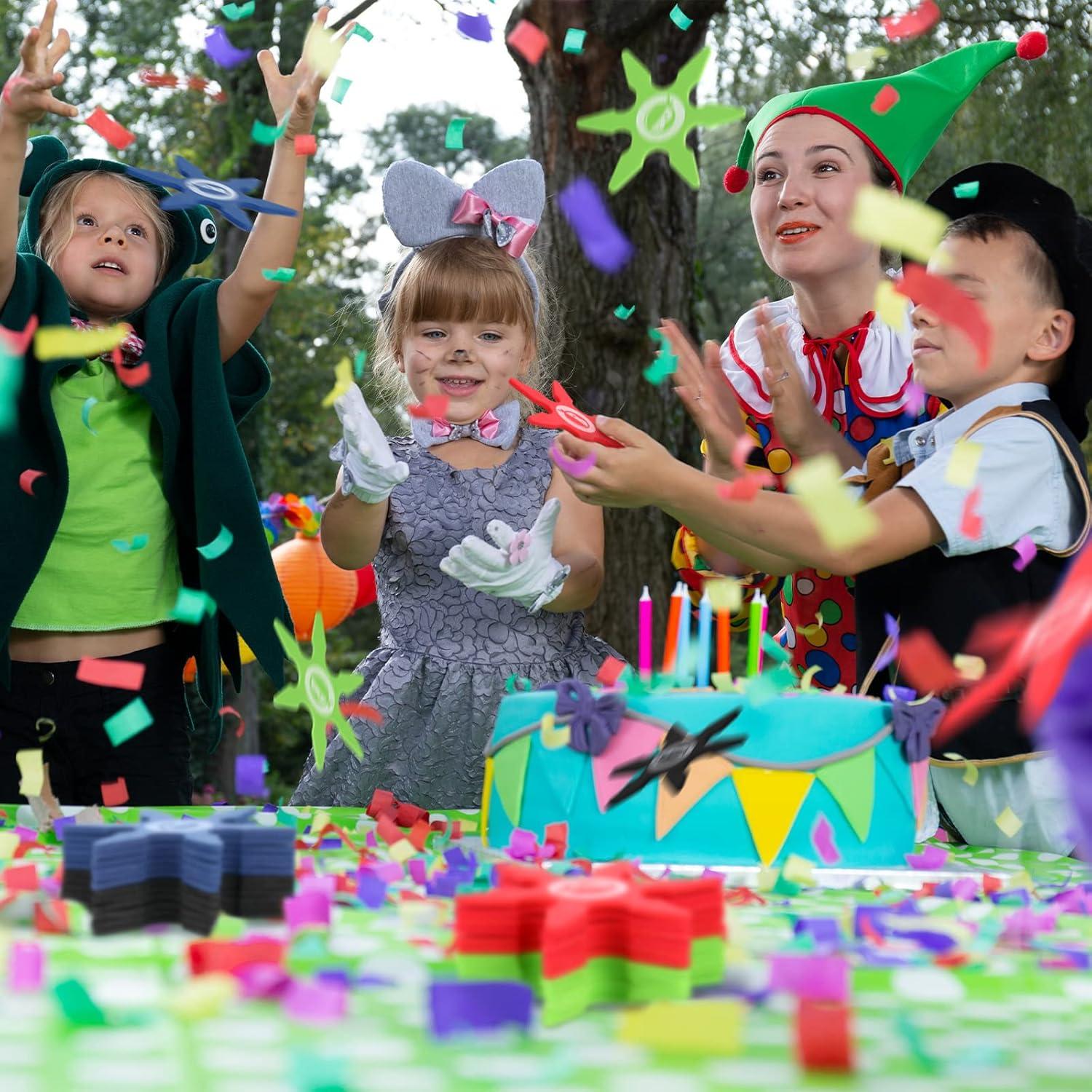 Estrellas de Espuma Ninja Chivao 24 Pcs 10.16 cm Colores Variados