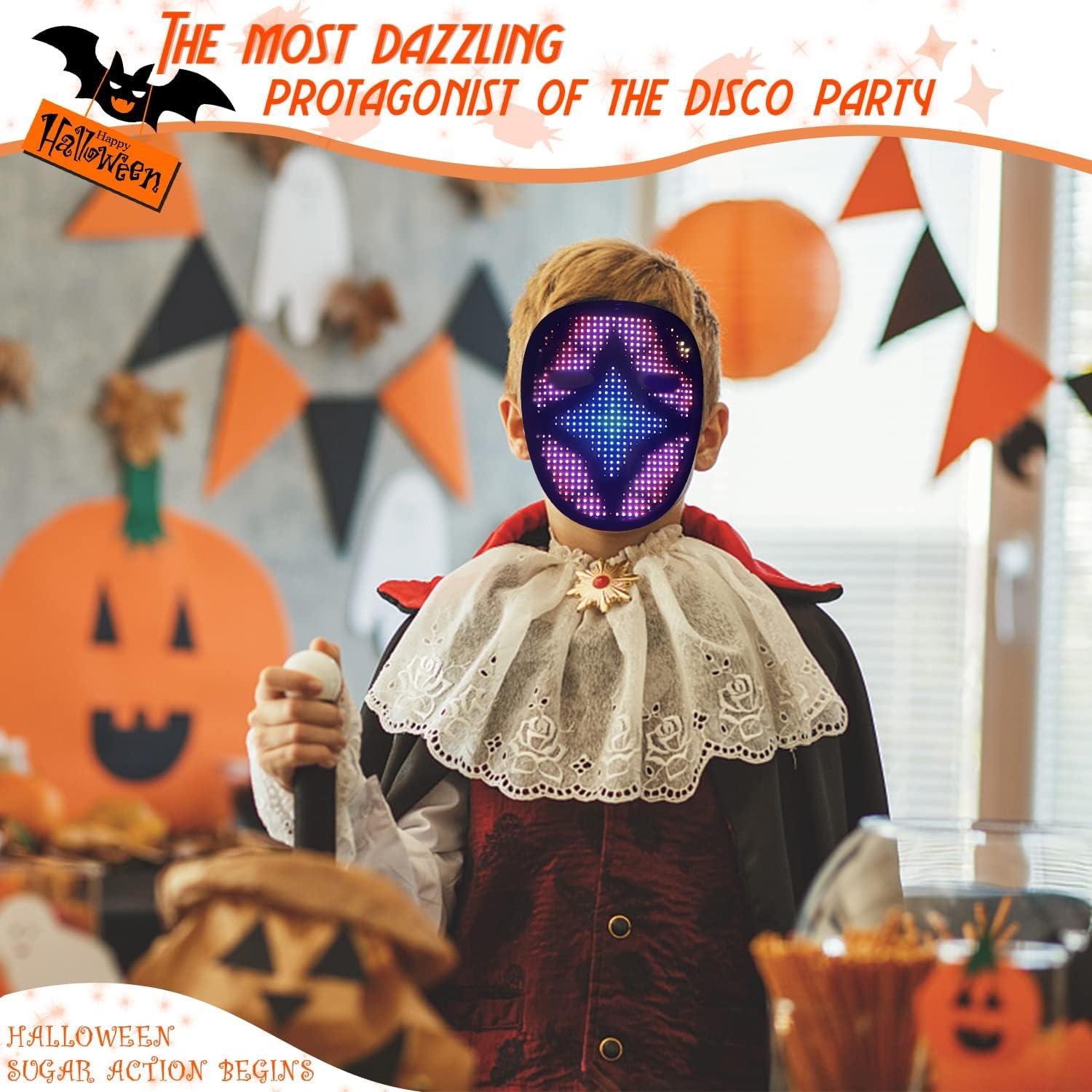 Máscara LED Iluminada Moyaca para Niños - Detección de Gestos