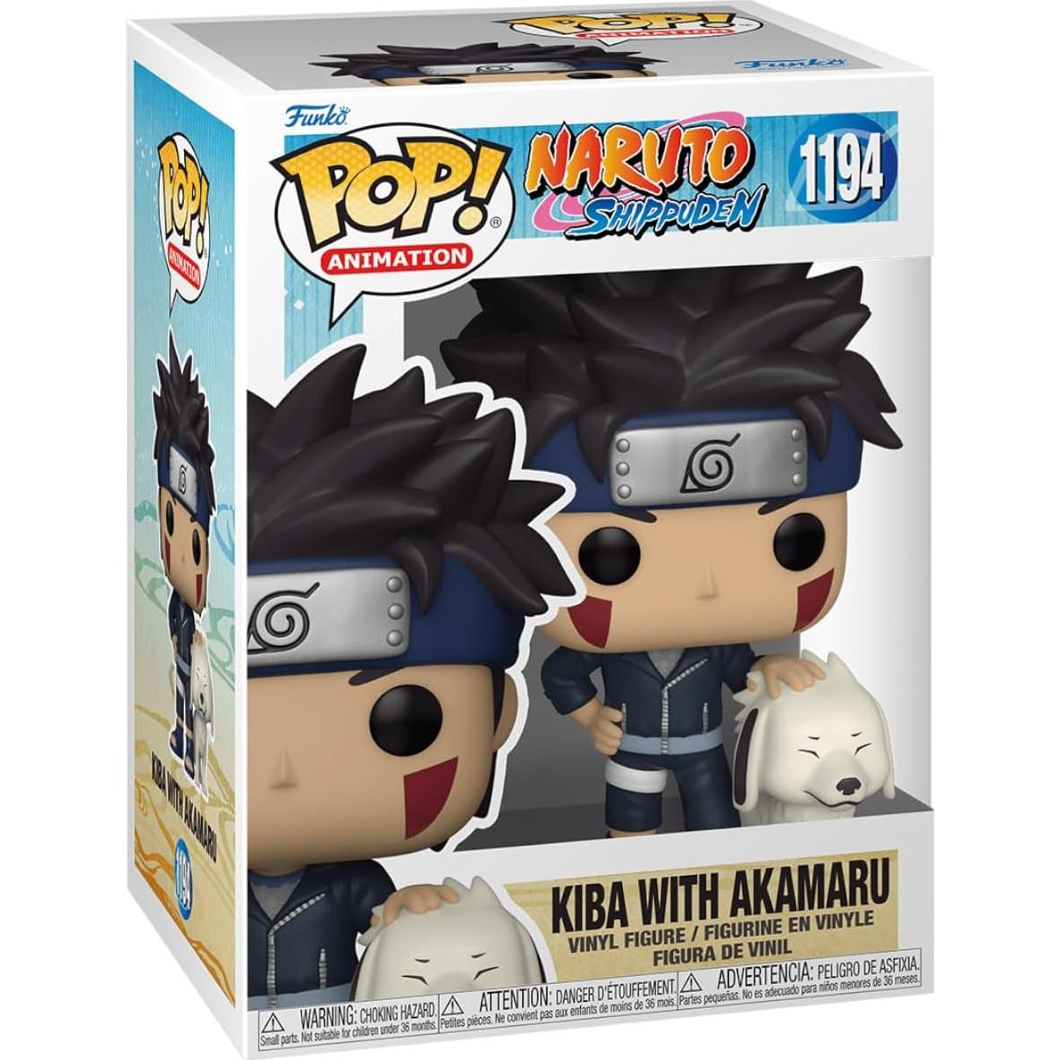 Figura Funko Pop! Naruto Kiba con Akamaru 12.19 cm