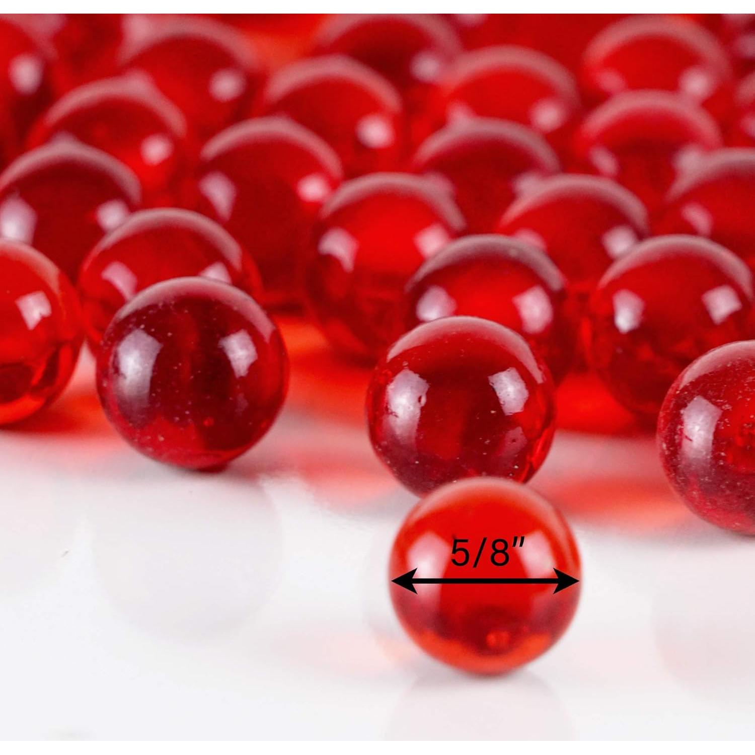 Piedras de Vidrio Decorativas CYS EXCEL Rojas 2.34 kg