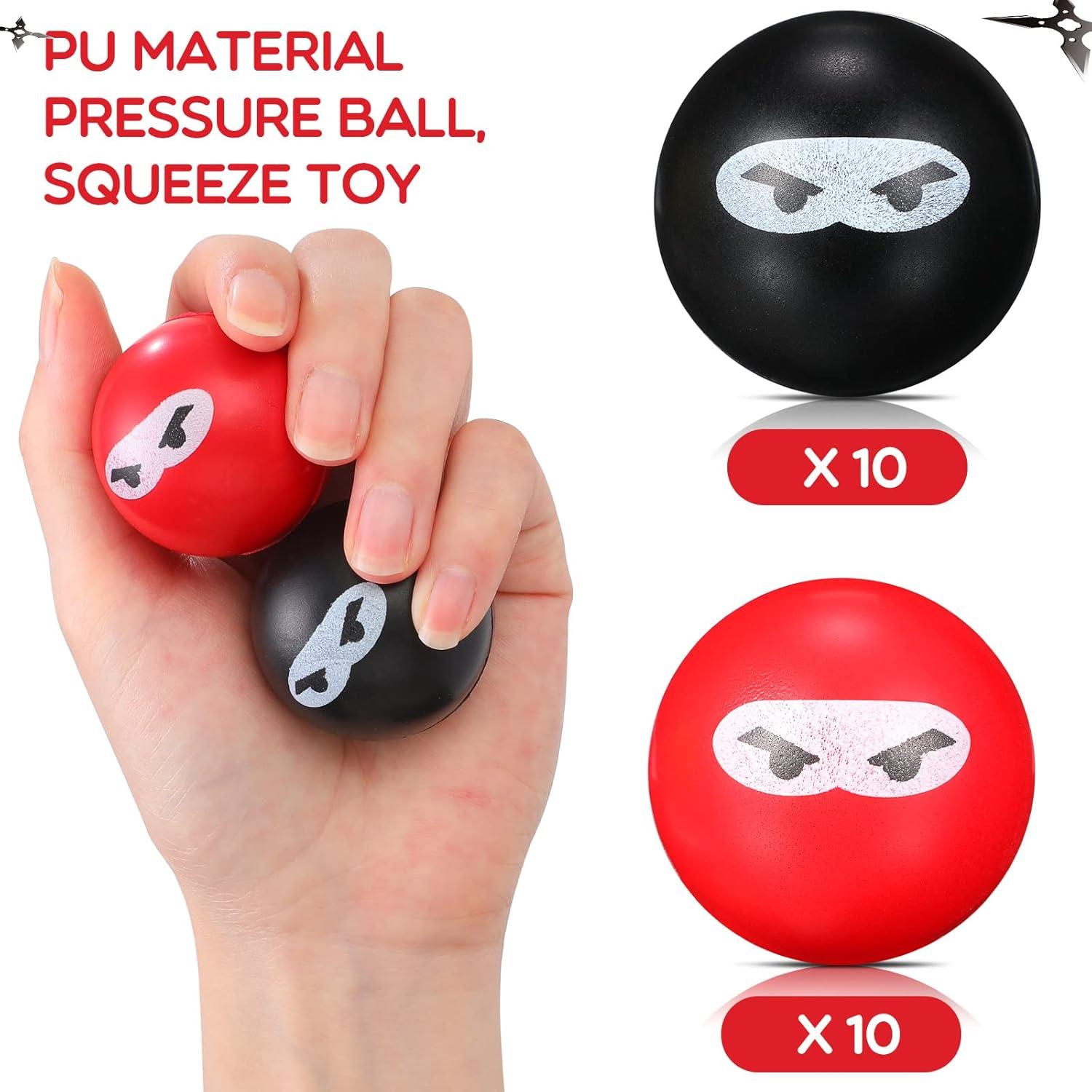 20 Bolas de Estrés Ninja Jerify 4 cm Alivio Sensorial