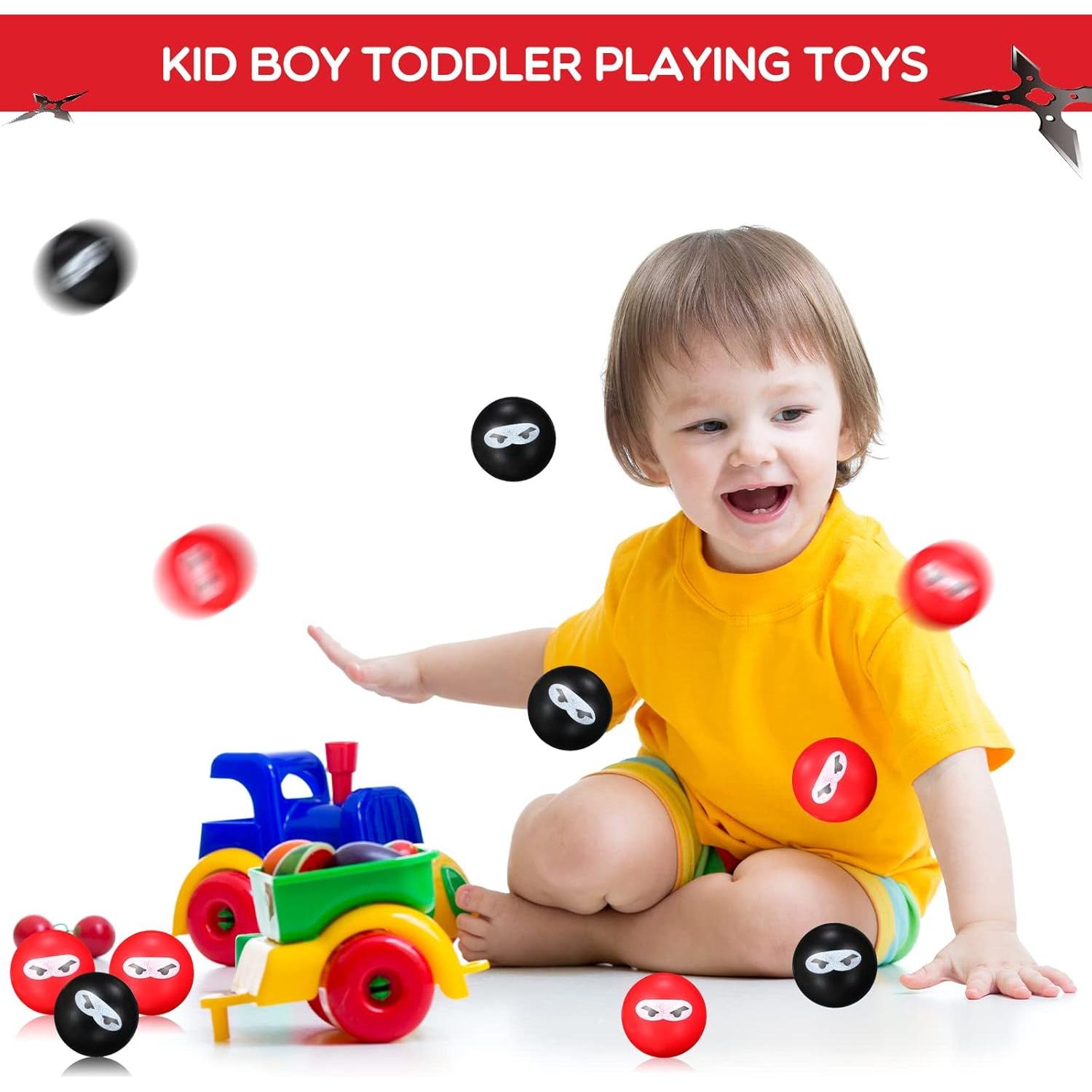 20 Bolas de Estrés Ninja Jerify 4 cm Alivio Sensorial