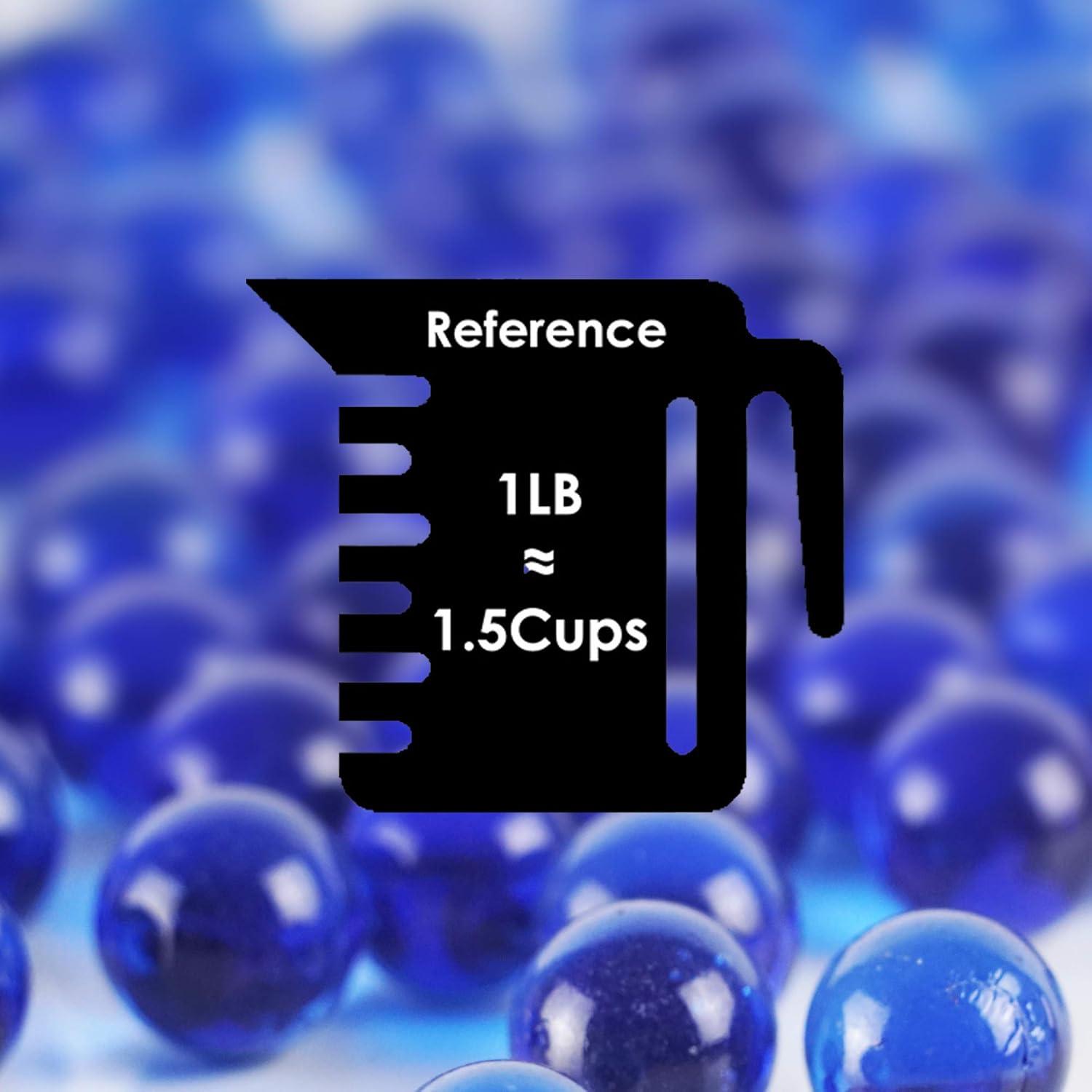 Relleno de Jarrón de Vidrio Azul Cobalto CYS EXCEL 12.7 kg