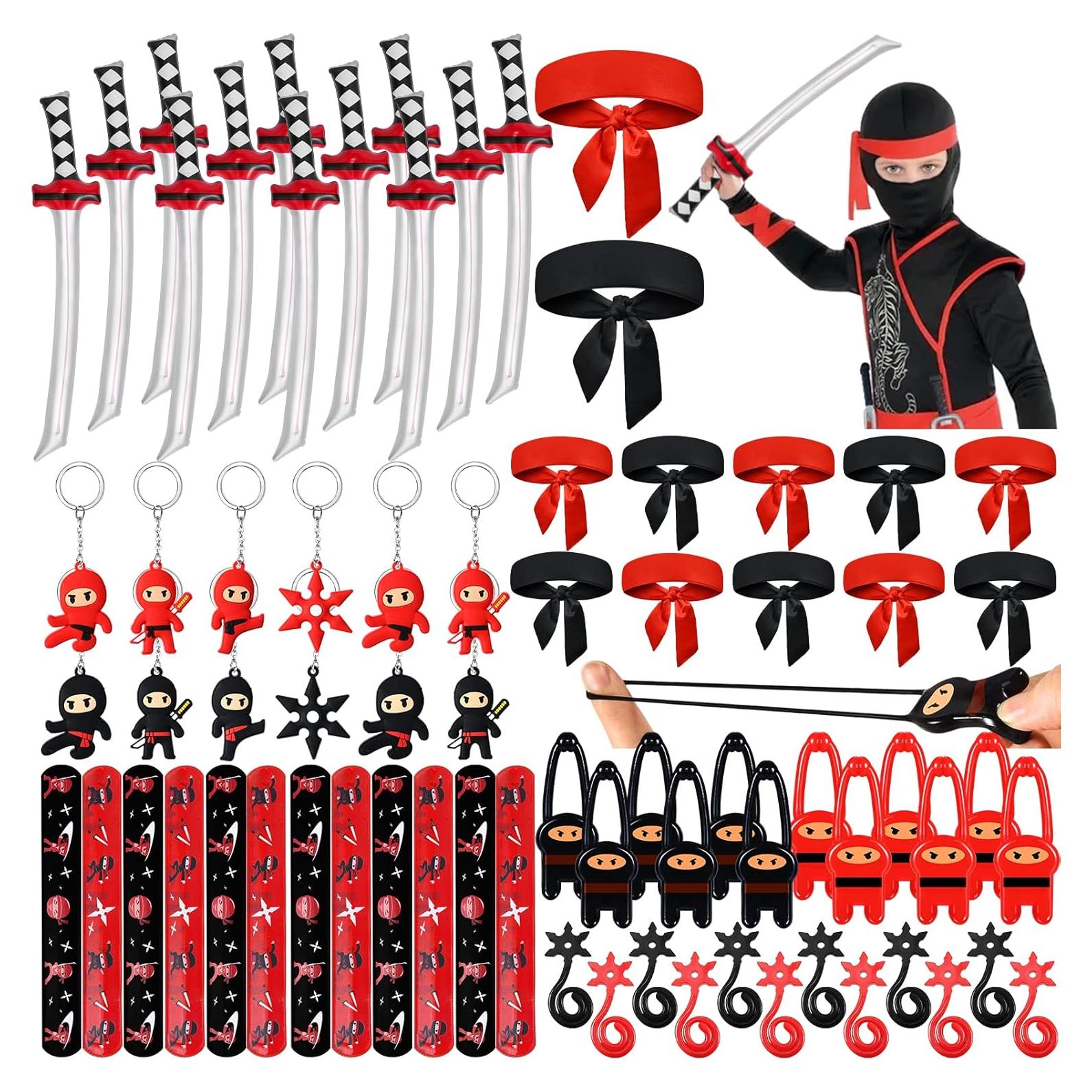 Set de Fiesta Ninja 72 Pcs Lorfancy - Juguetes y Accesorios